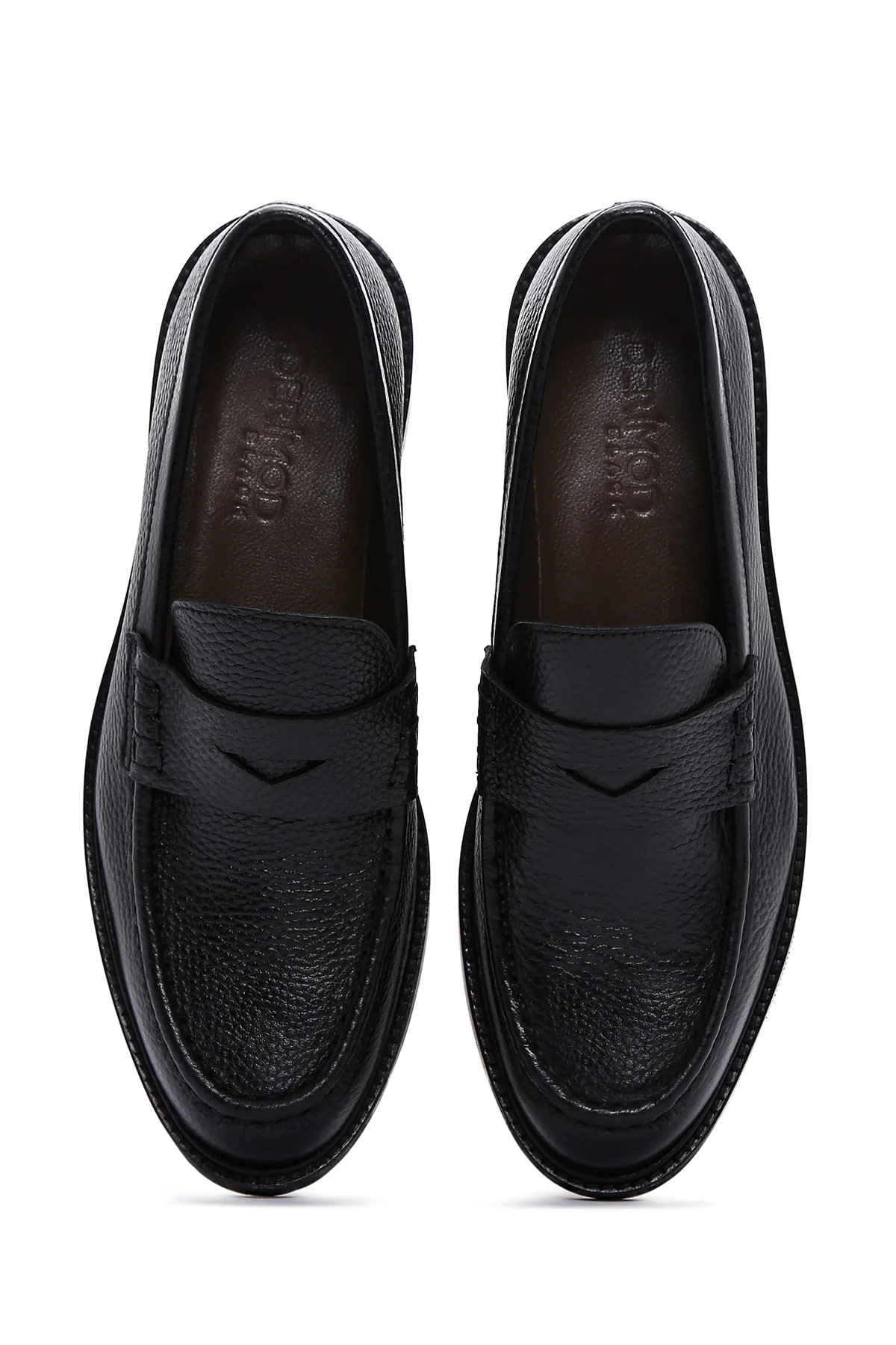 Erkek Siyah Deri Klasik Loafer - Image 6