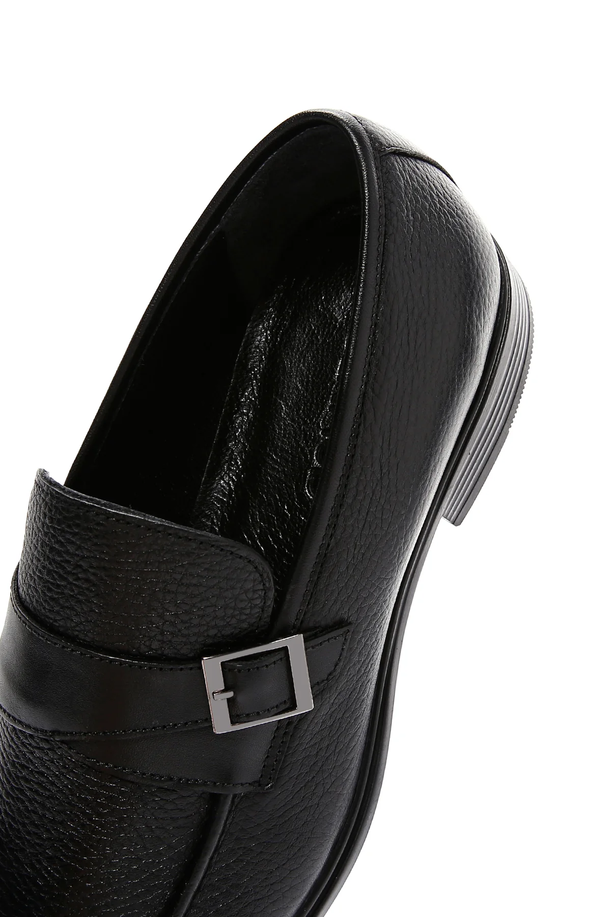 Erkek Siyah Deri Klasik Loafer - Image 7