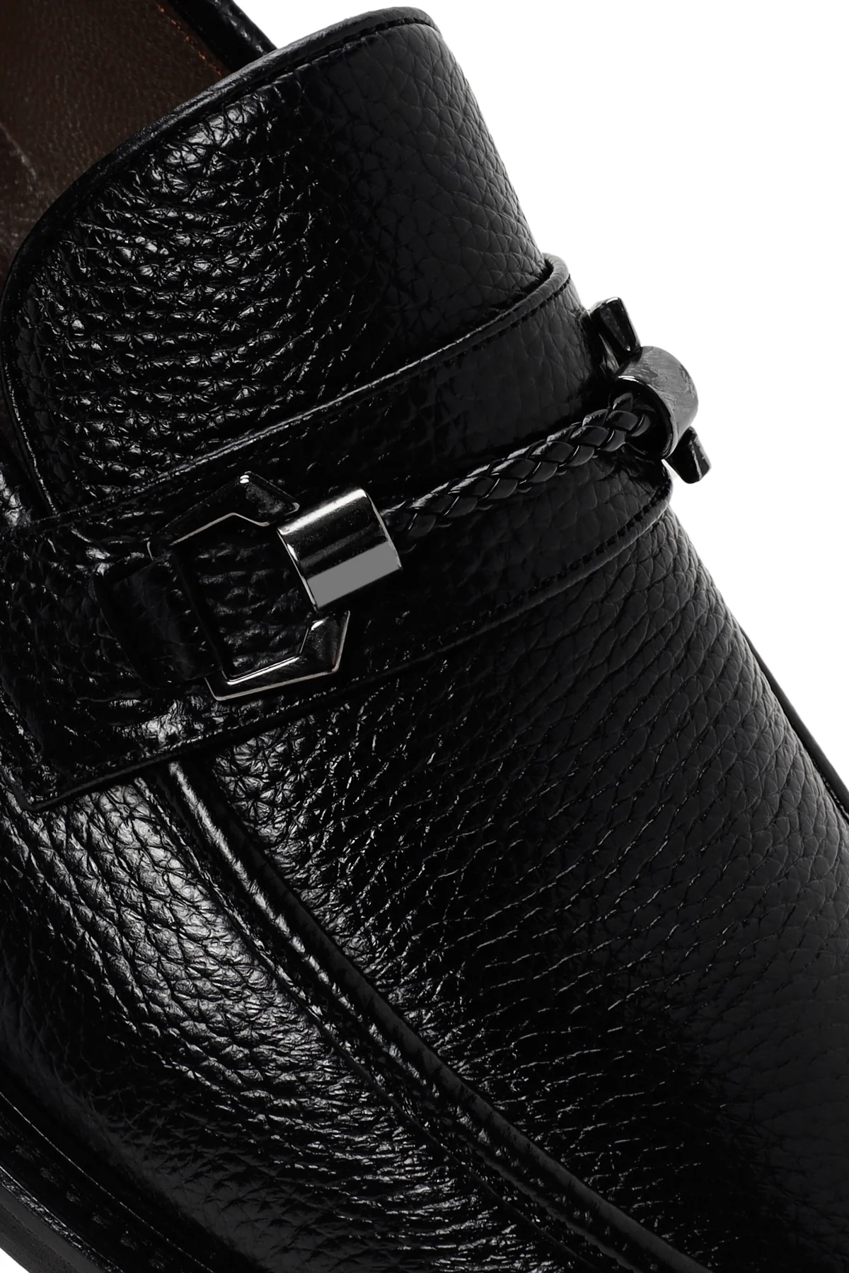 Erkek Siyah Deri Klasik Loafer - Image 10
