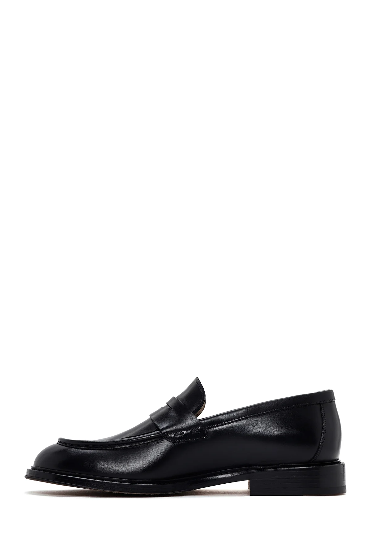 Erkek Siyah Deri Klasik Loafer - Image 2