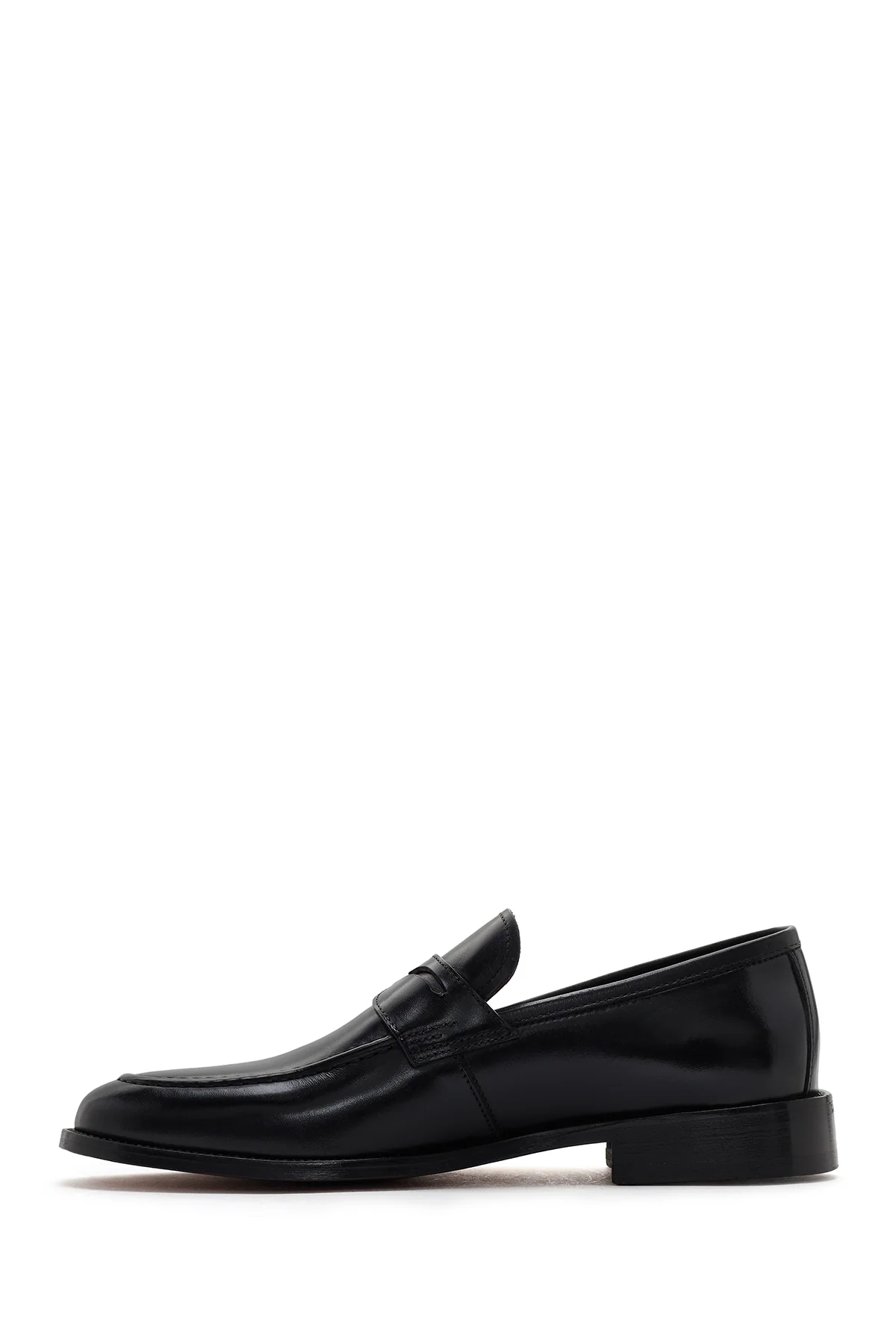 Erkek Siyah Deri Klasik Loafer - Image 2