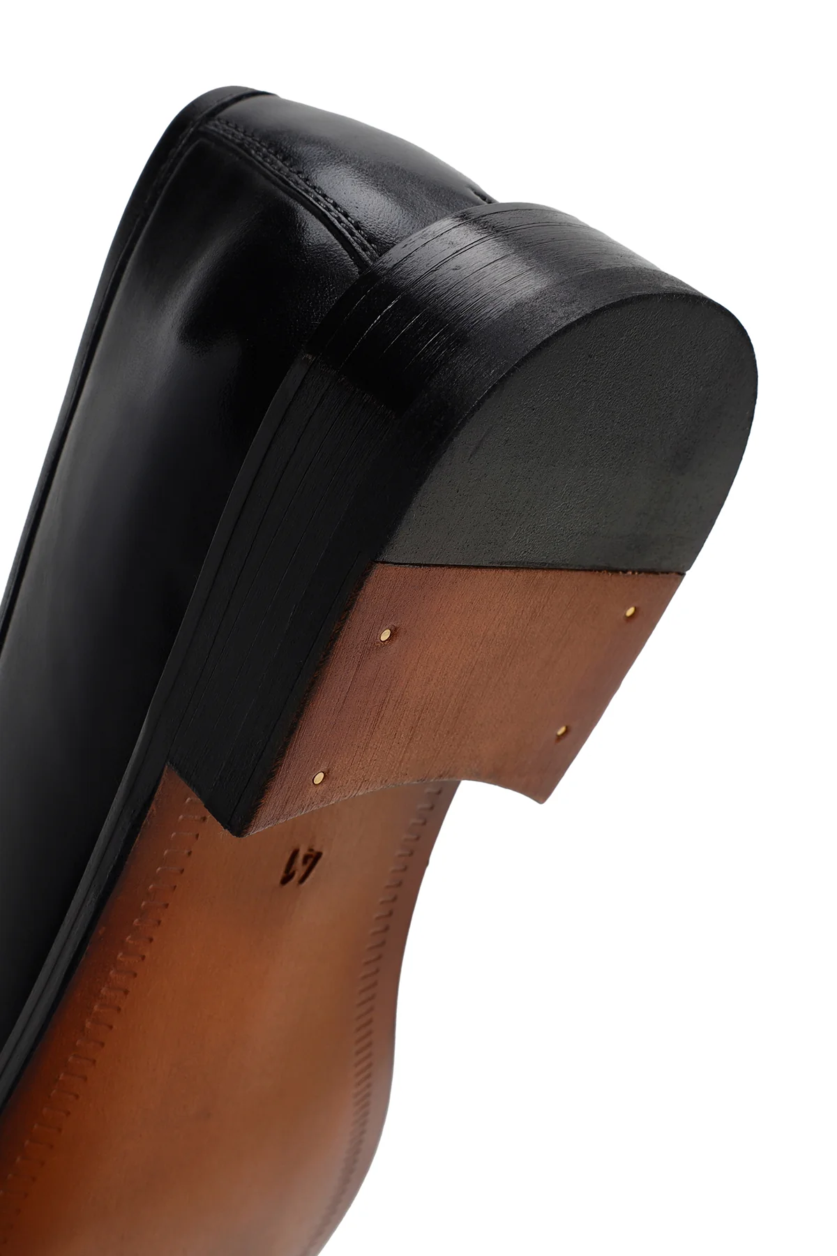 Erkek Siyah Deri Klasik Loafer - Image 8