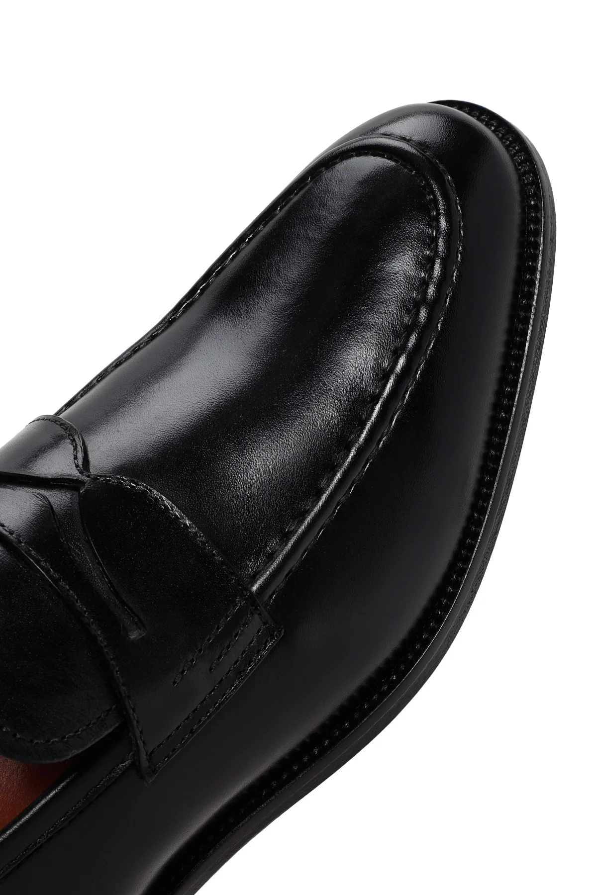 Erkek Siyah Deri Klasik Loafer - Image 9