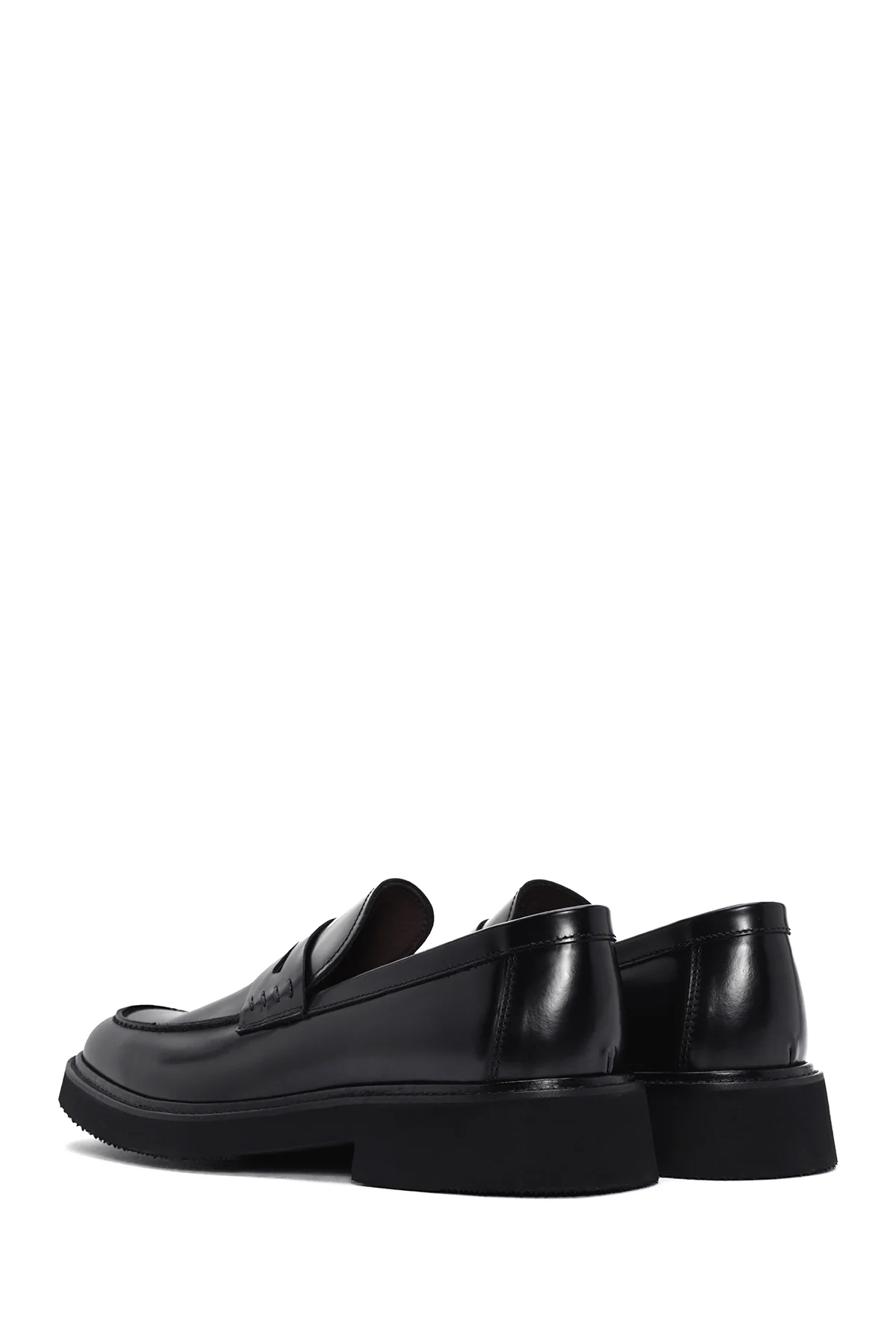 Erkek Siyah Deri Klasik Loafer - Image 5