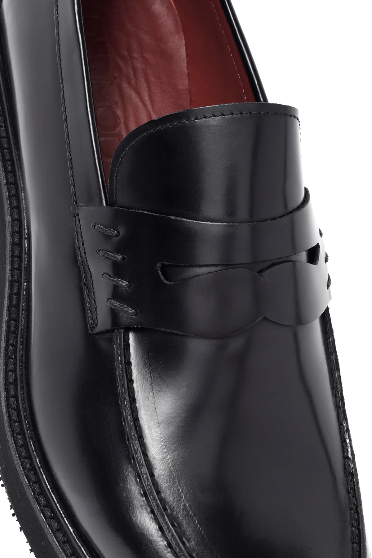 Erkek Siyah Deri Klasik Loafer - Image 9