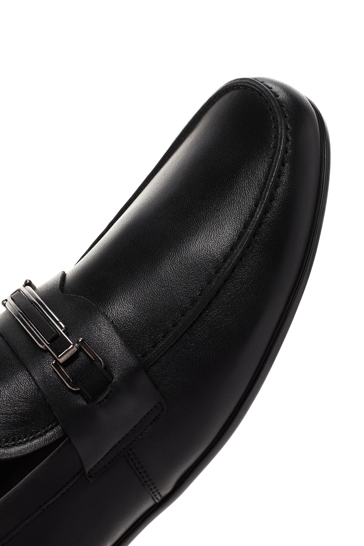 Erkek Siyah Deri Klasik Loafer - Image 9