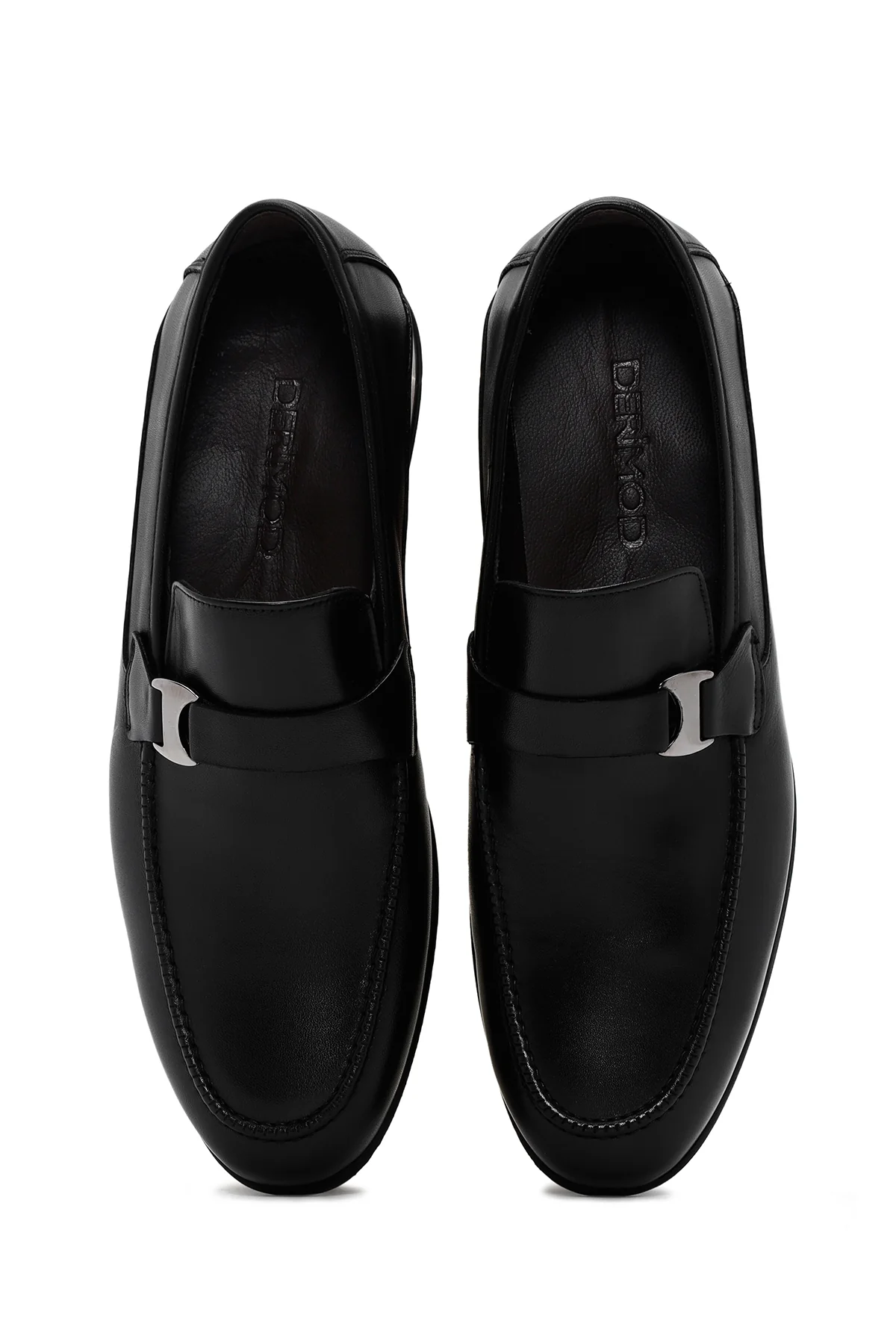 Erkek Siyah Deri Klasik Loafer - Image 6