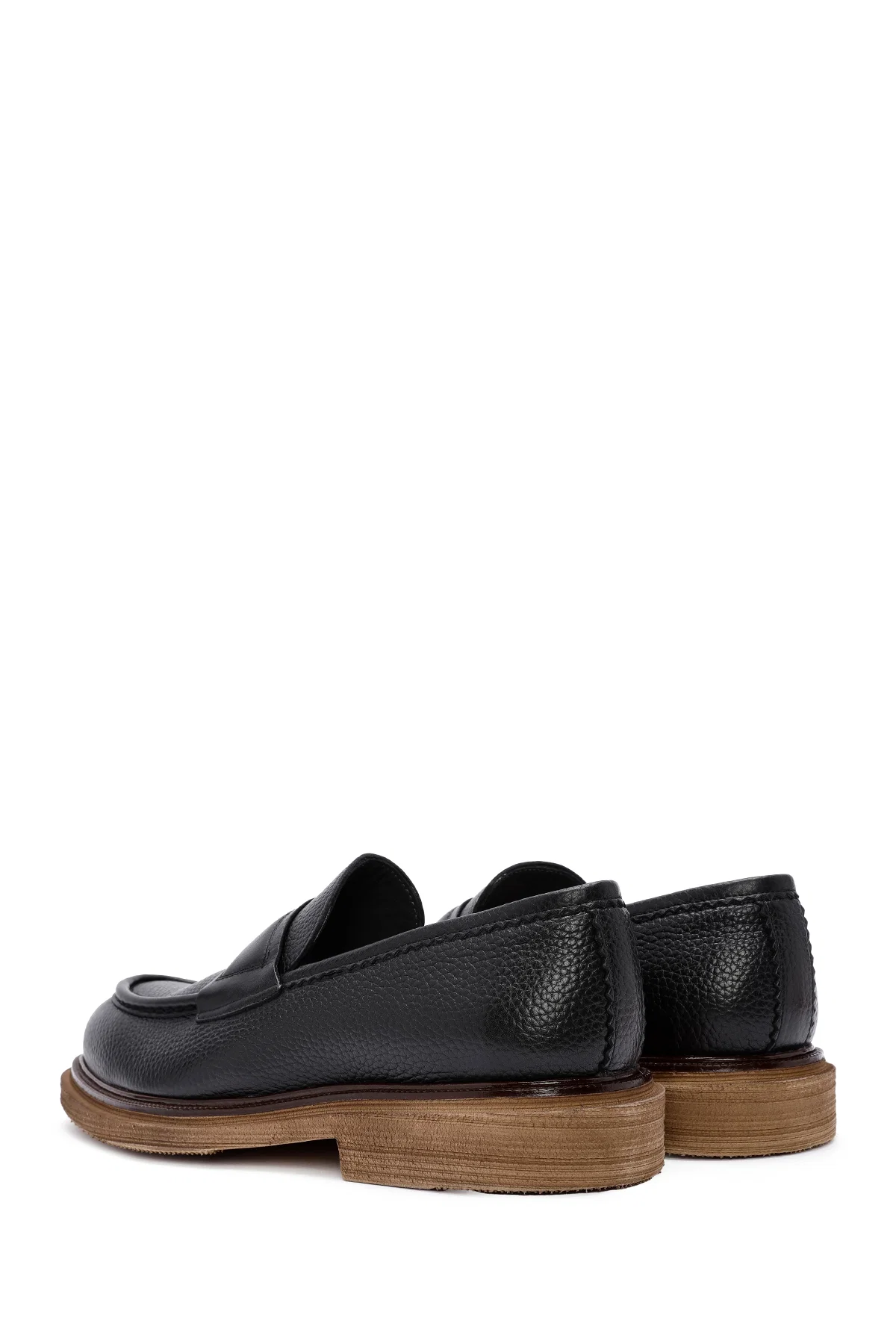 Erkek Siyah Deri Klasik Loafer - Image 5