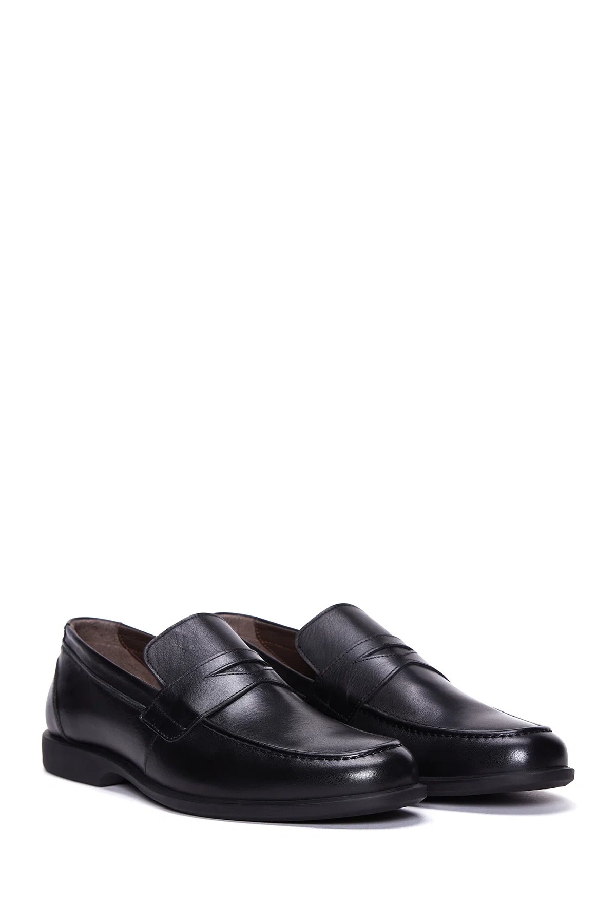 Erkek Siyah Deri Klasik Loafer - Image 3