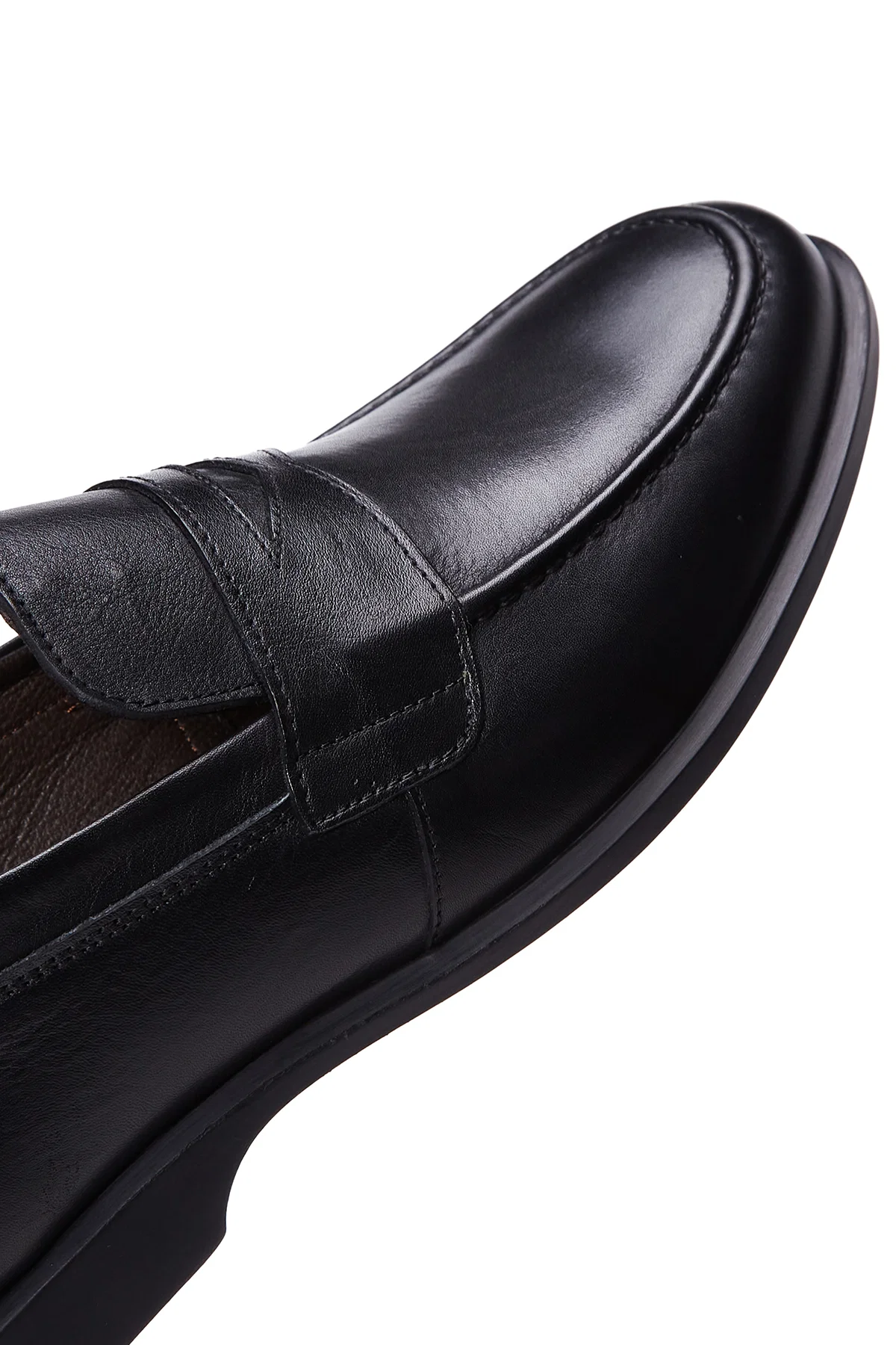 Erkek Siyah Deri Klasik Loafer - Image 7