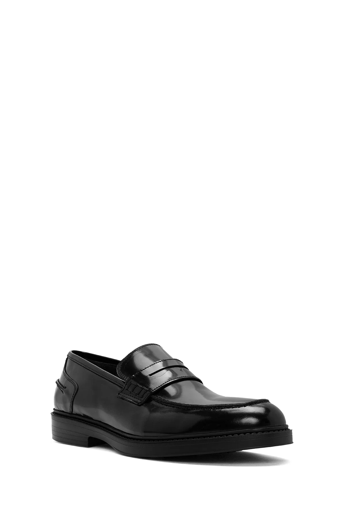 Erkek Siyah Deri Klasik Loafer - Image 6