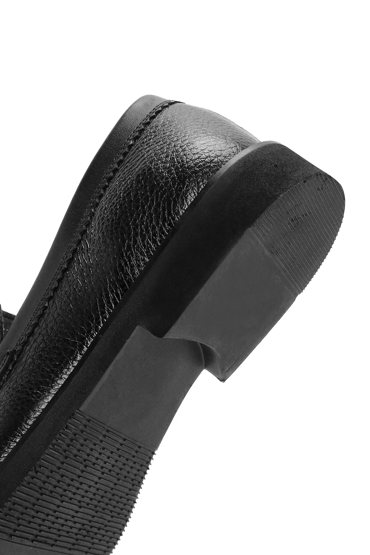 Erkek Siyah Deri Klasik Loafer - Image 10