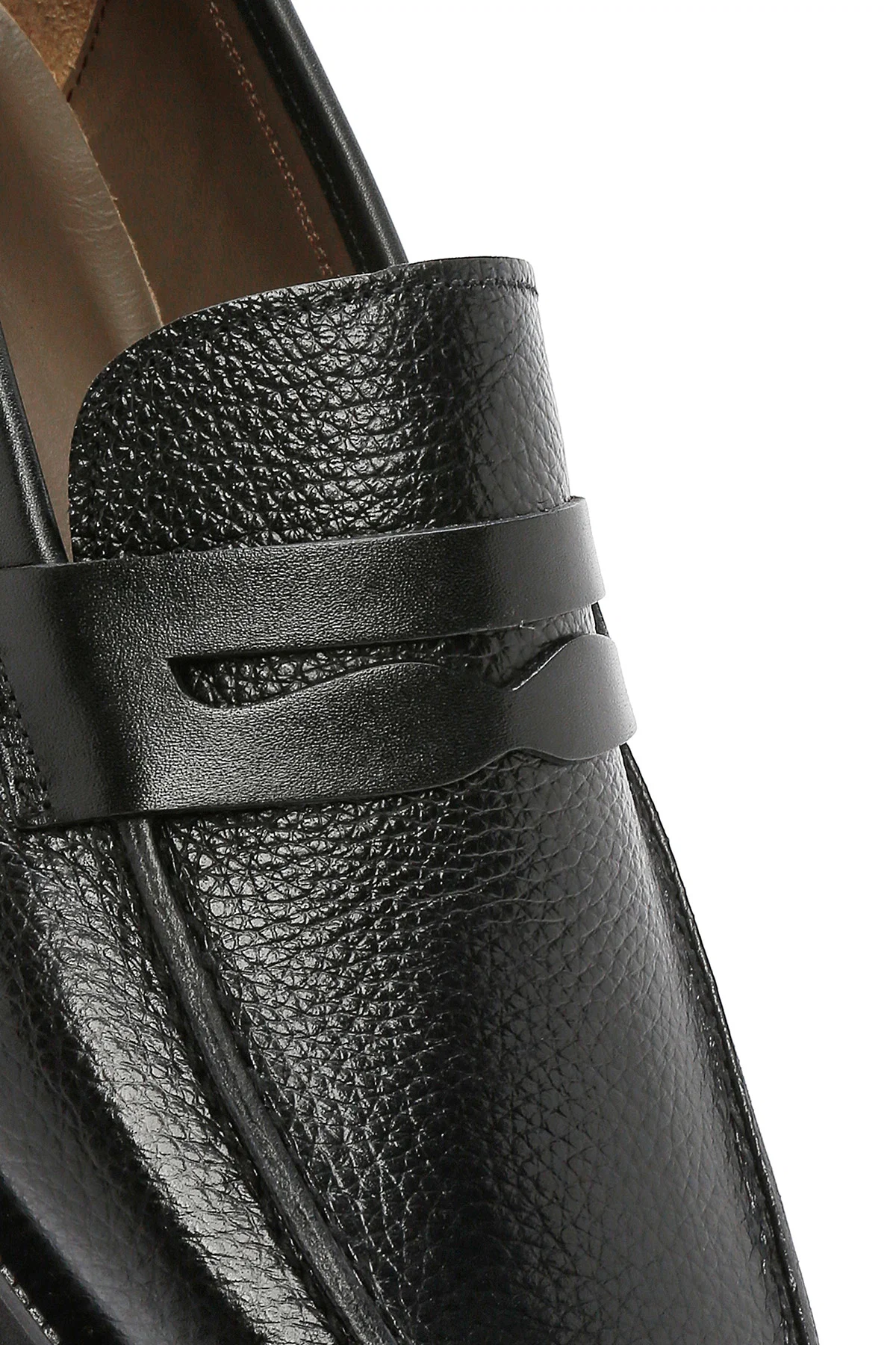 Erkek Siyah Deri Klasik Loafer - Image 9