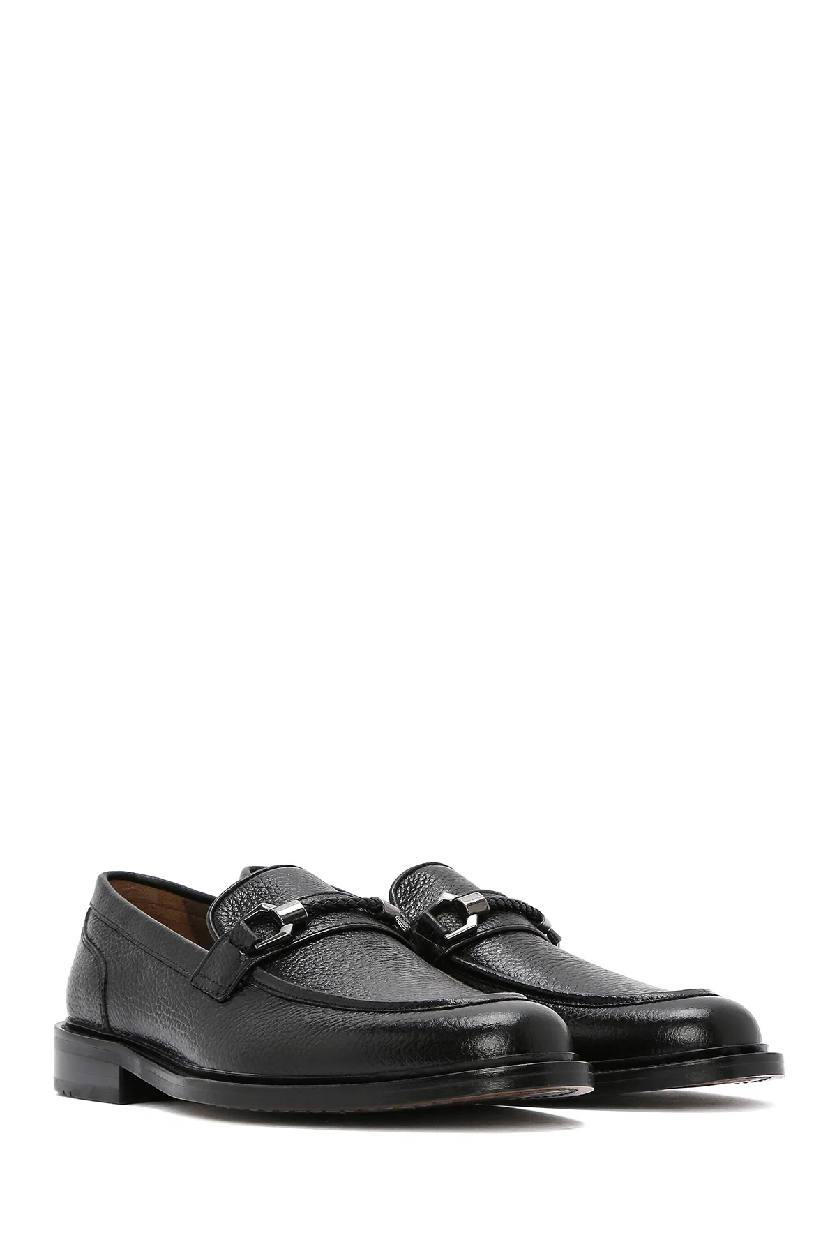 Erkek Siyah Deri Klasik Loafer - Image 3