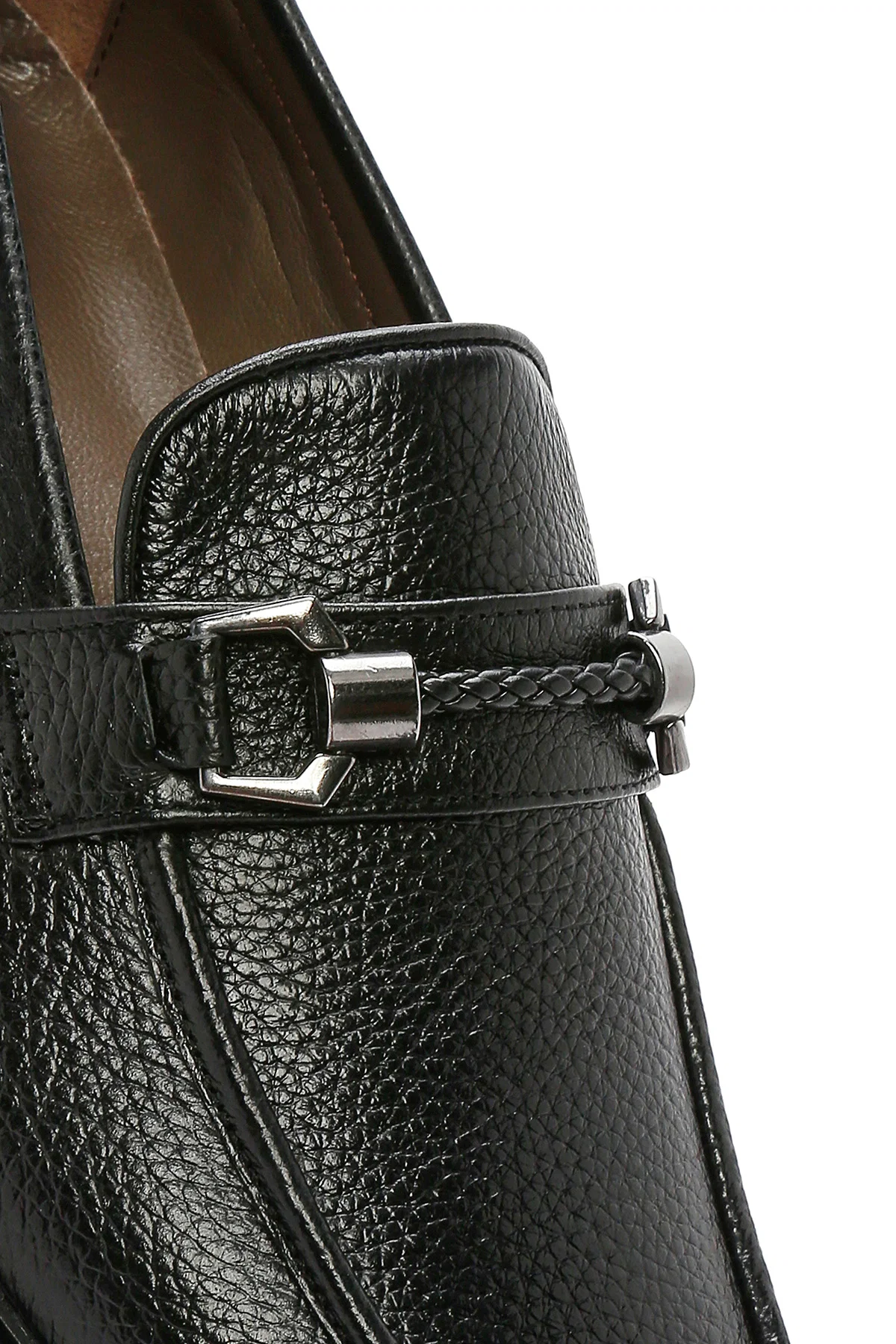 Erkek Siyah Deri Klasik Loafer - Image 9