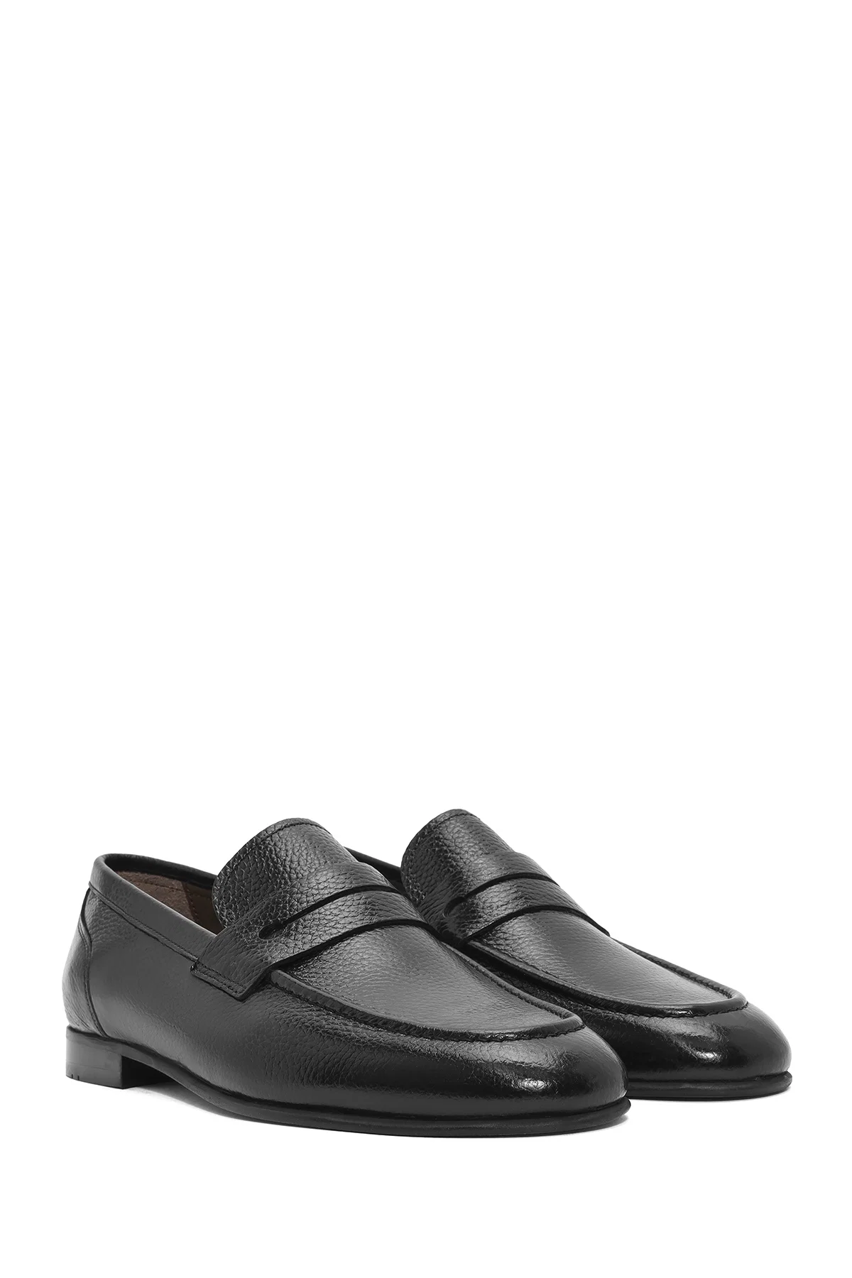 Erkek Siyah Deri Klasik Loafer - Image 3