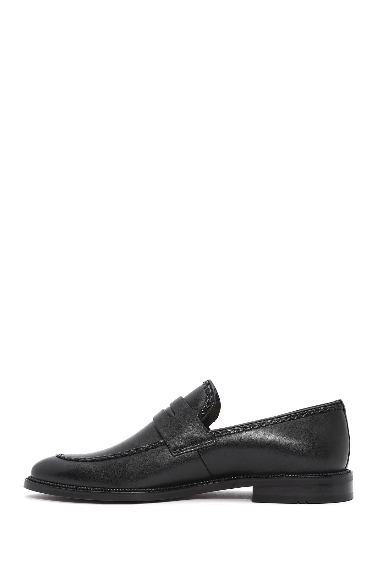 Erkek Siyah Deri Klasik Loafer - Image 2