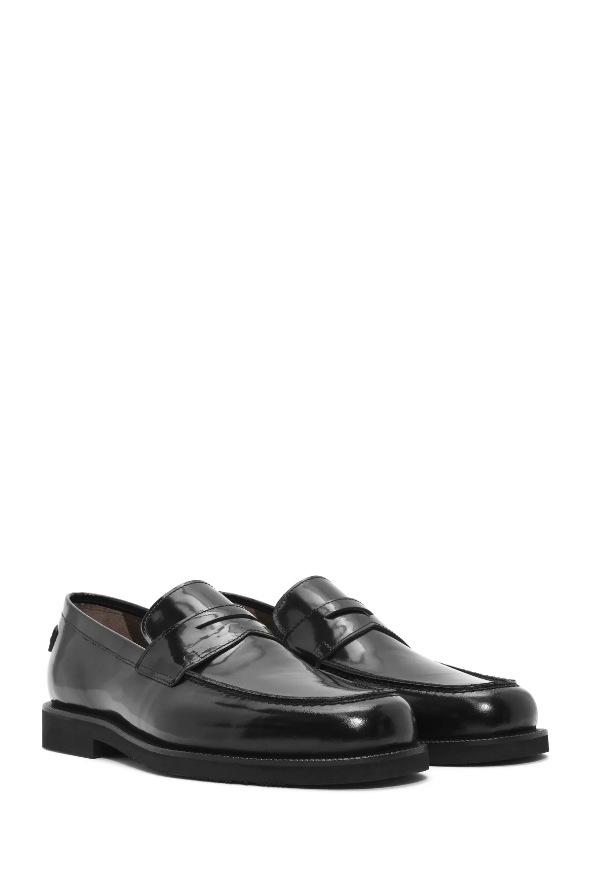 Erkek Siyah Deri Klasik Loafer - Image 3