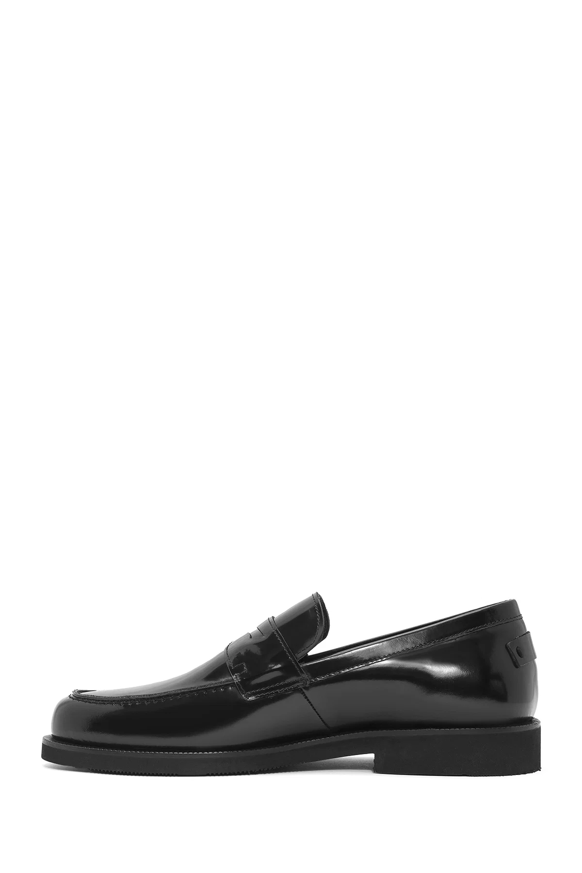 Erkek Siyah Deri Klasik Loafer - Image 4