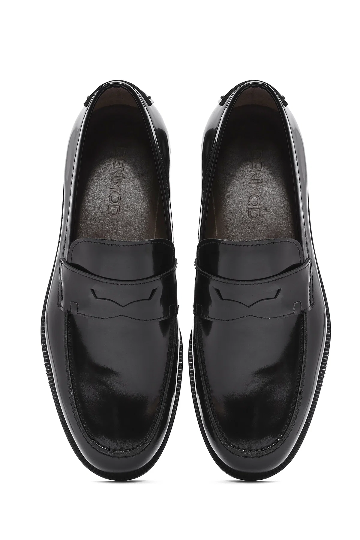 Erkek Siyah Deri Klasik Loafer - Image 8