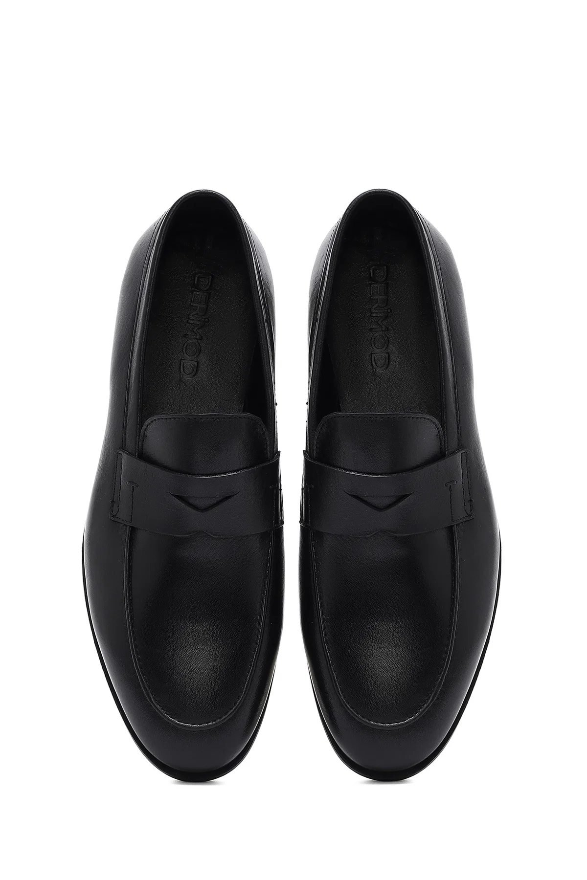 Erkek Siyah Deri Klasik Loafer - Image 7