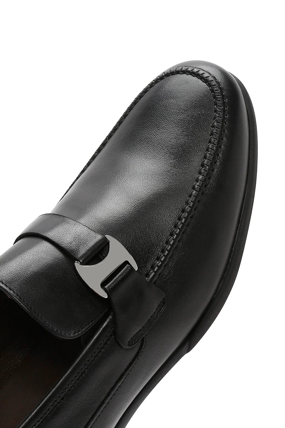Erkek Siyah Deri Klasik Loafer - Image 8