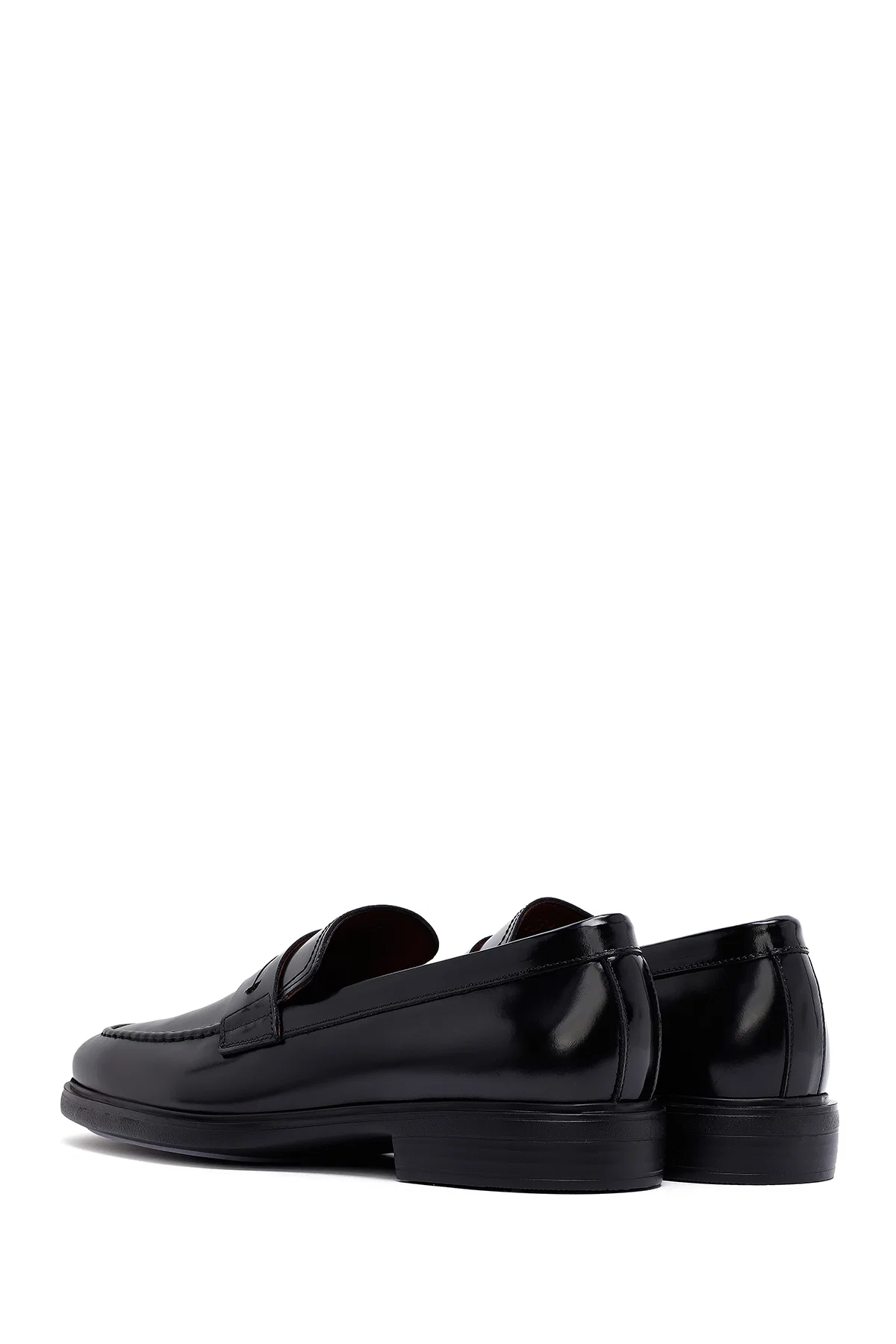 Erkek Siyah Deri Klasik Loafer - Image 5