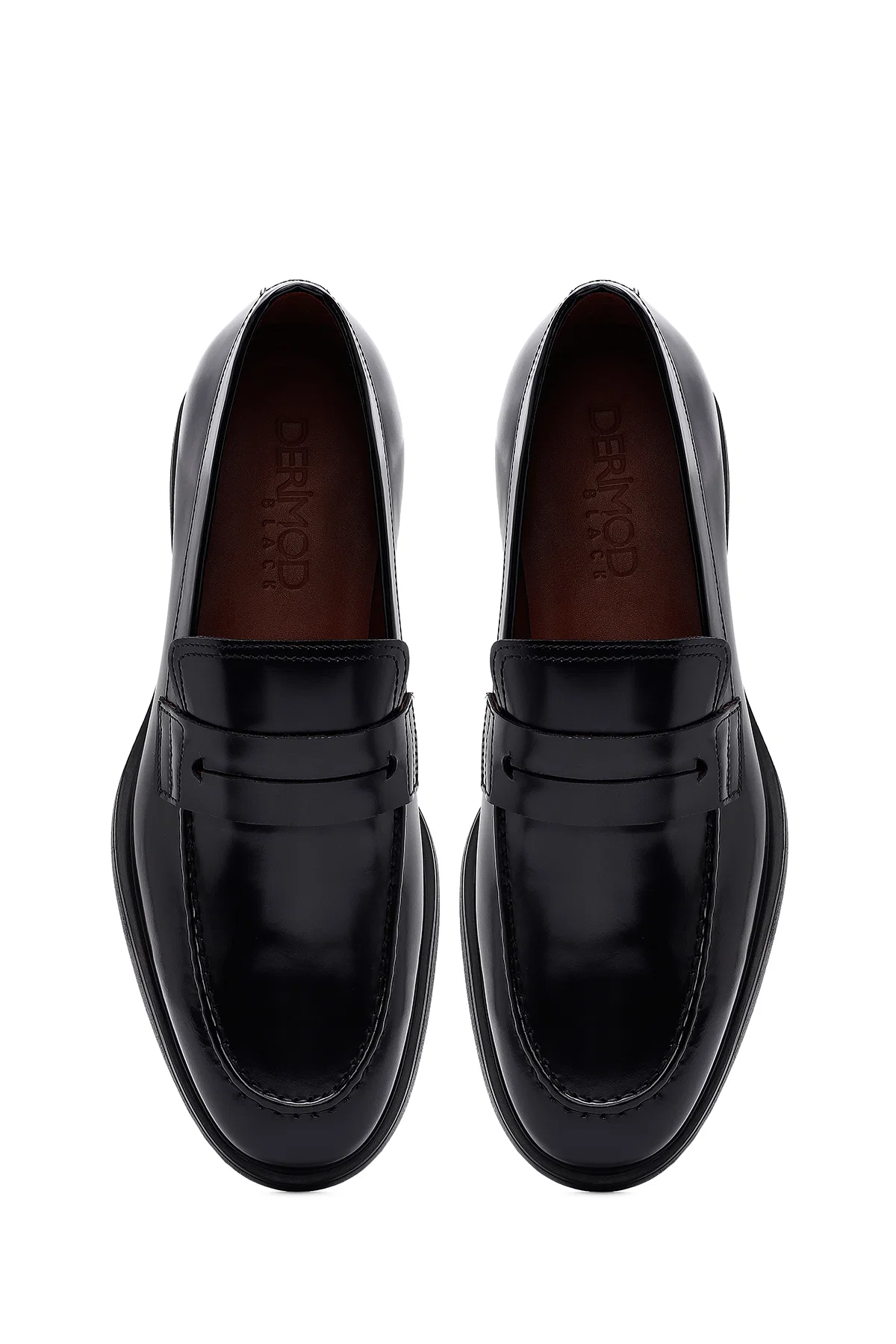 Erkek Siyah Deri Klasik Loafer - Image 7