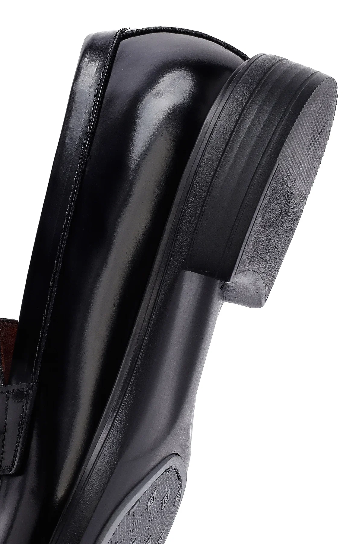 Erkek Siyah Deri Klasik Loafer - Image 8