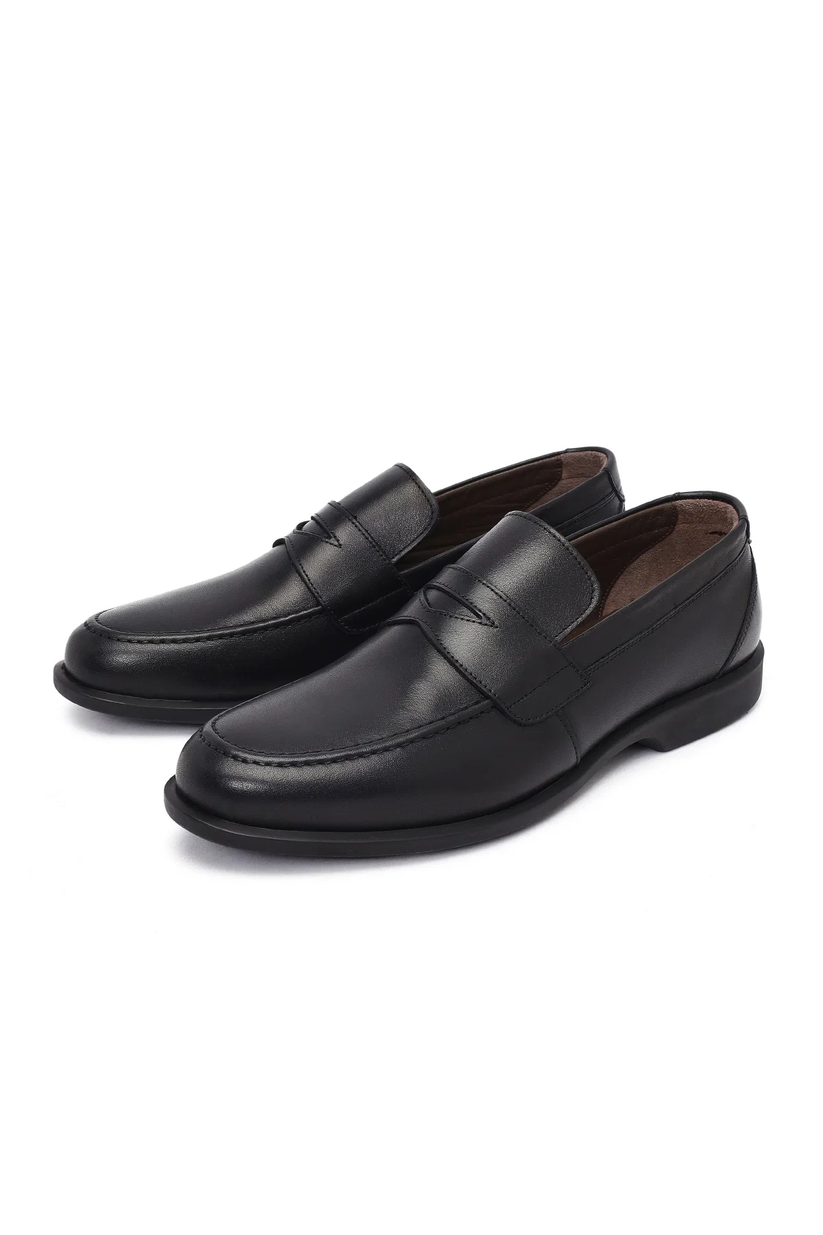 Erkek Siyah Deri Klasik Loafer - Image 10