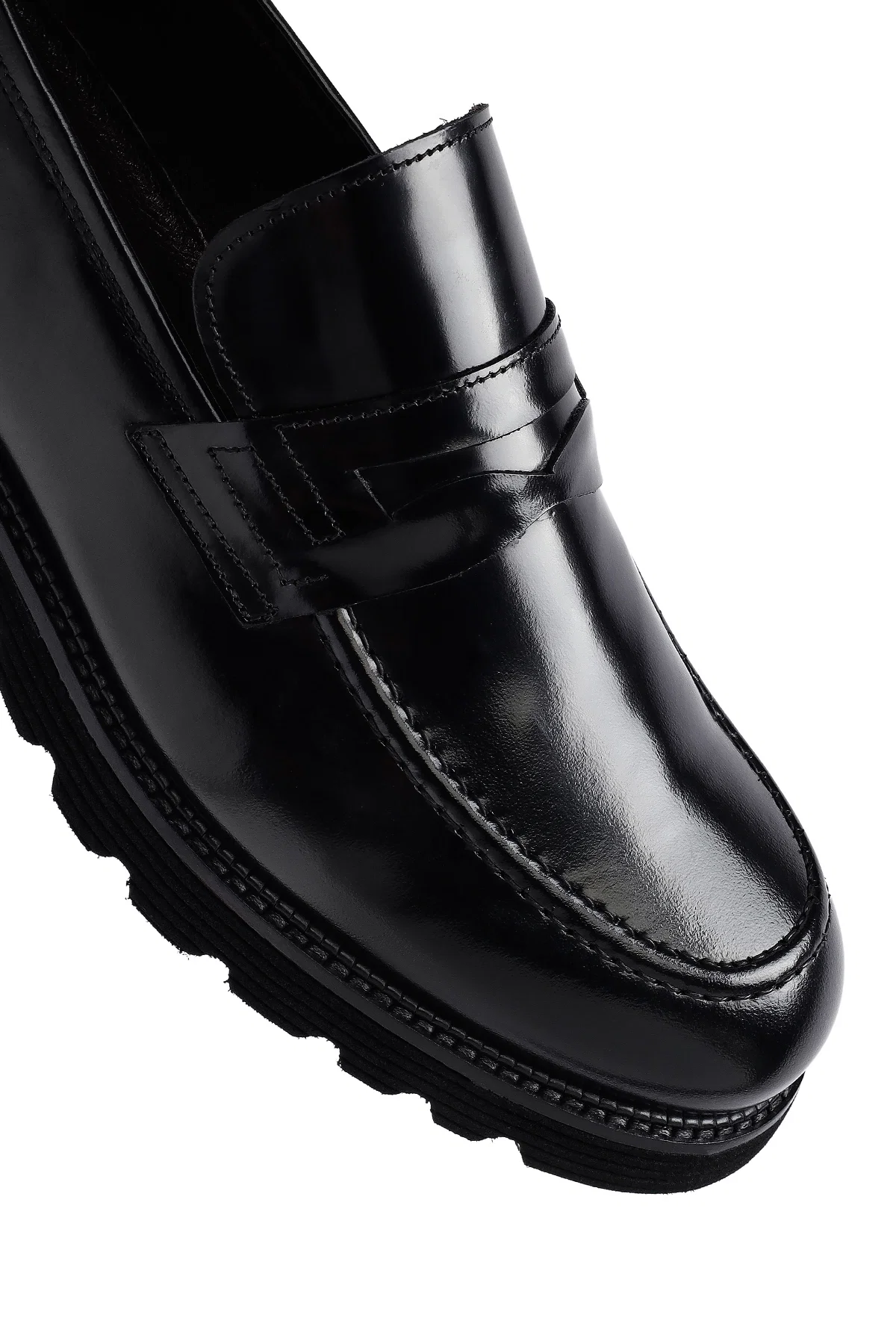 Erkek Siyah Deri Klasik Loafer - Image 10