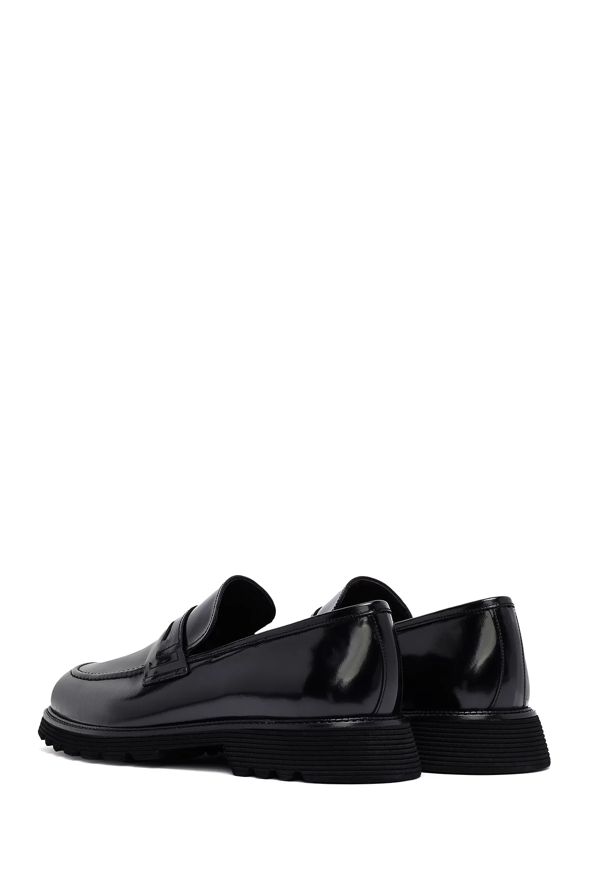 Erkek Siyah Deri Klasik Loafer - Image 7