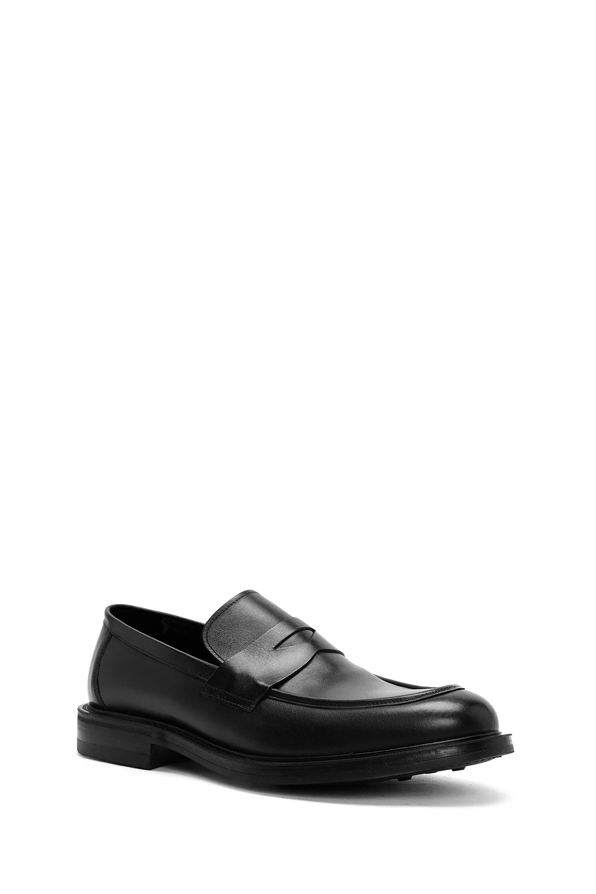Erkek Siyah Deri Klasik Loafer - Image 6