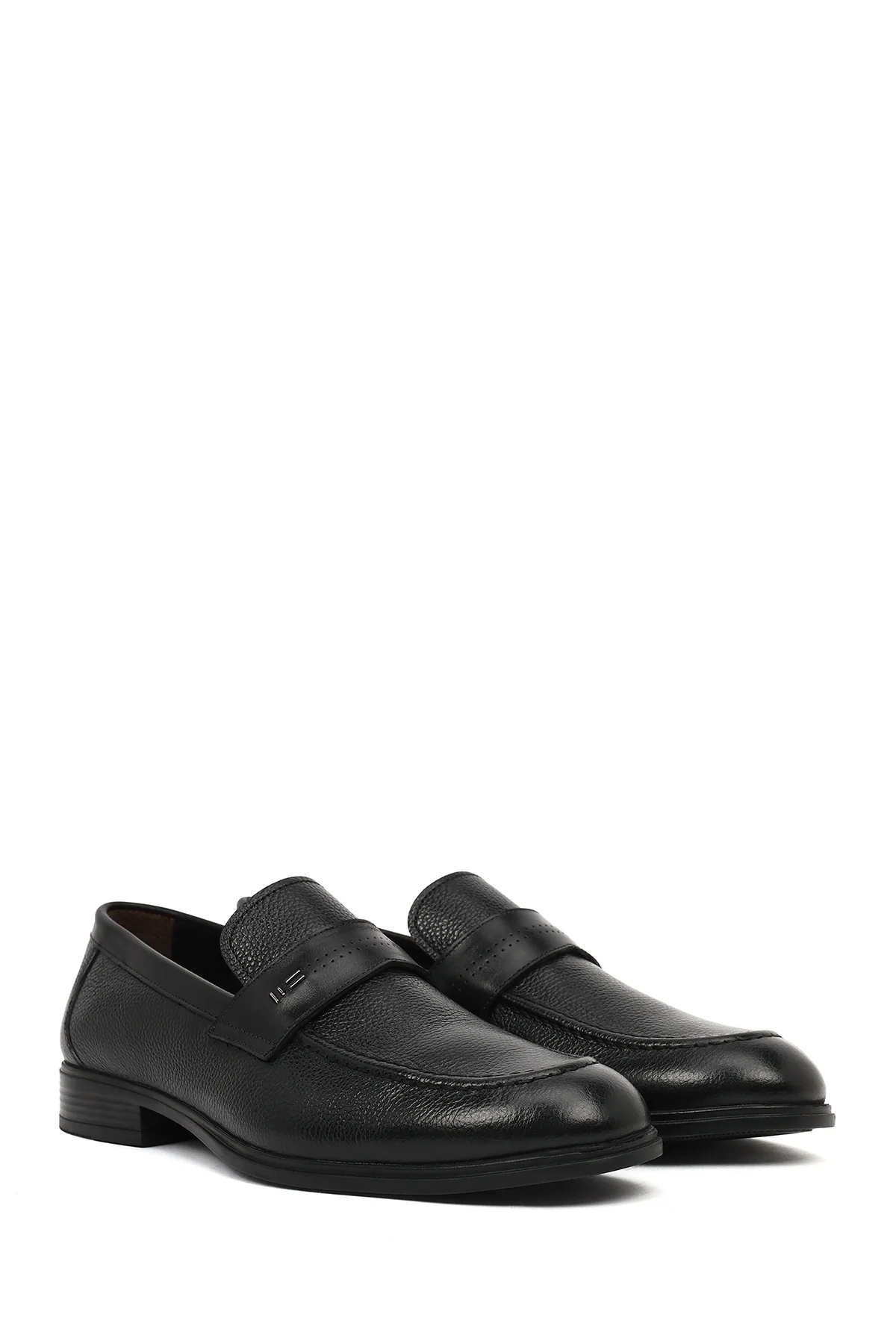 Erkek Siyah Deri Klasik Loafer - Image 2