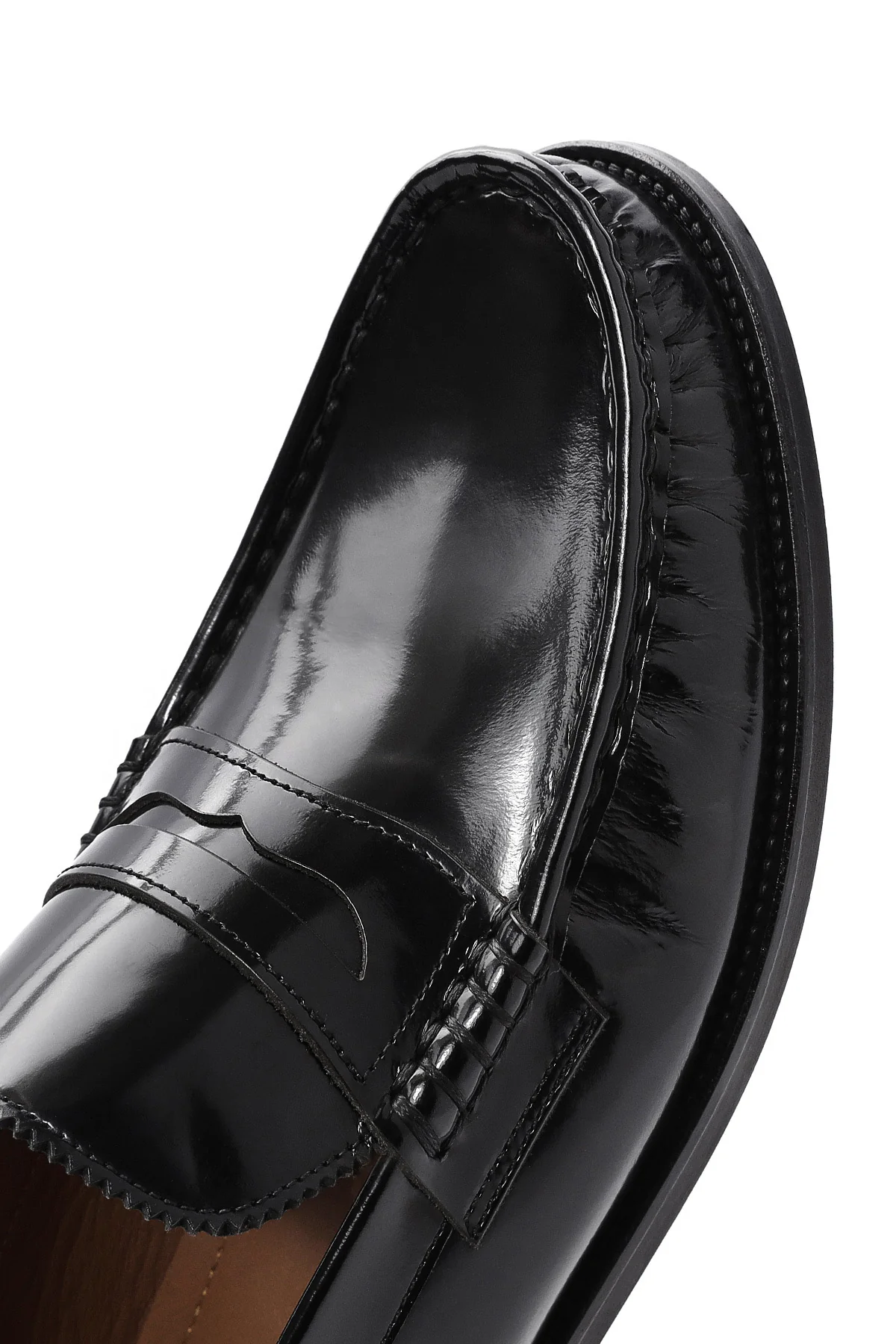 Erkek Siyah Deri Klasik Loafer - Image 8