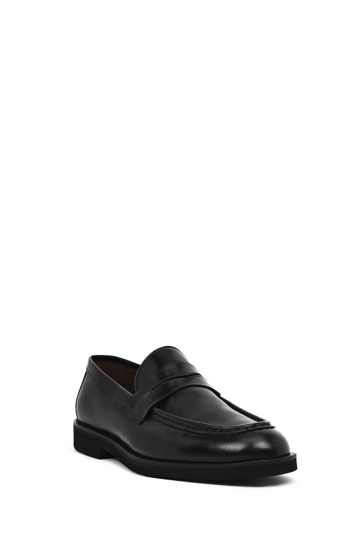 Erkek Siyah Deri Klasik Loafer - Image 7