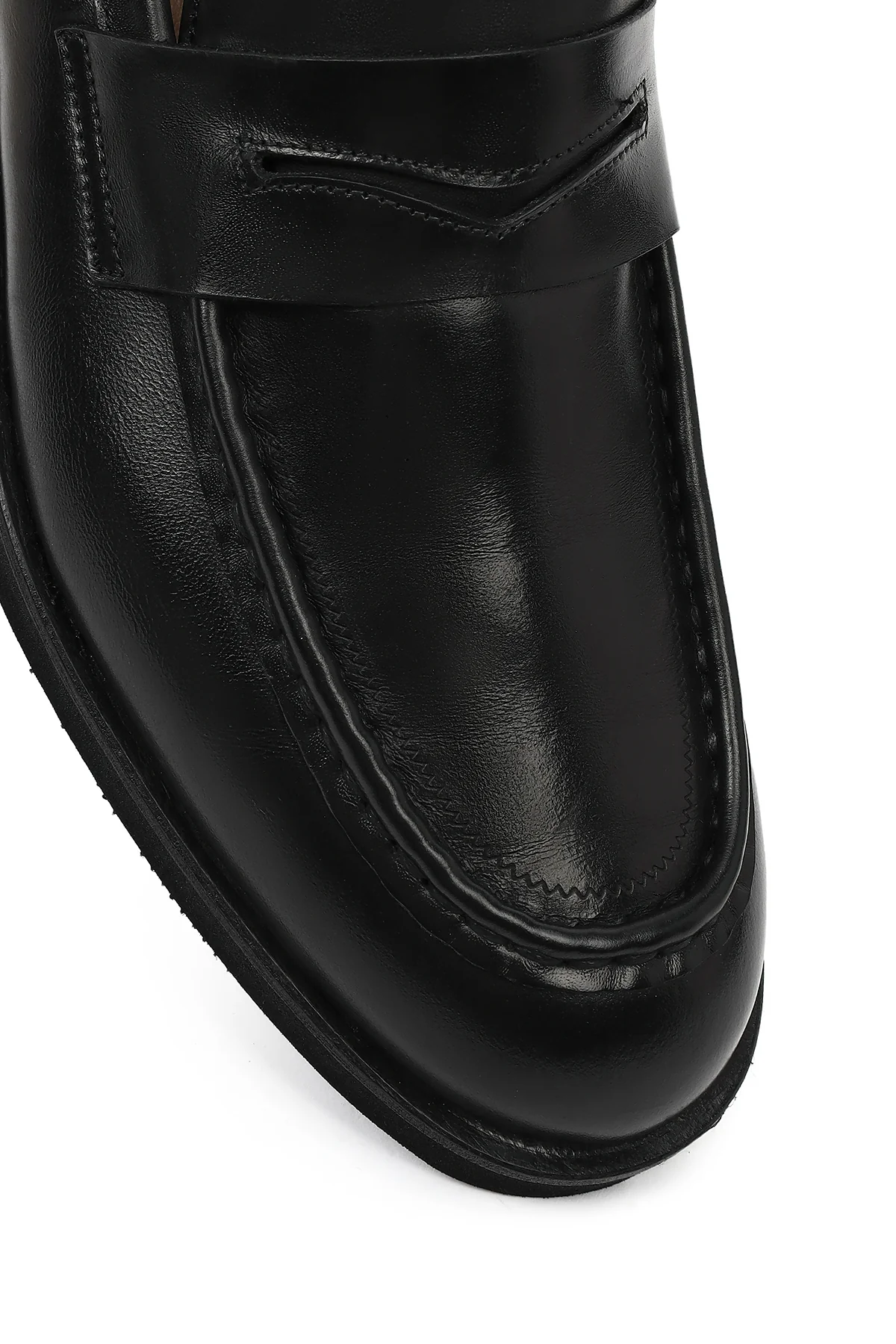 Erkek Siyah Deri Klasik Loafer - Image 9