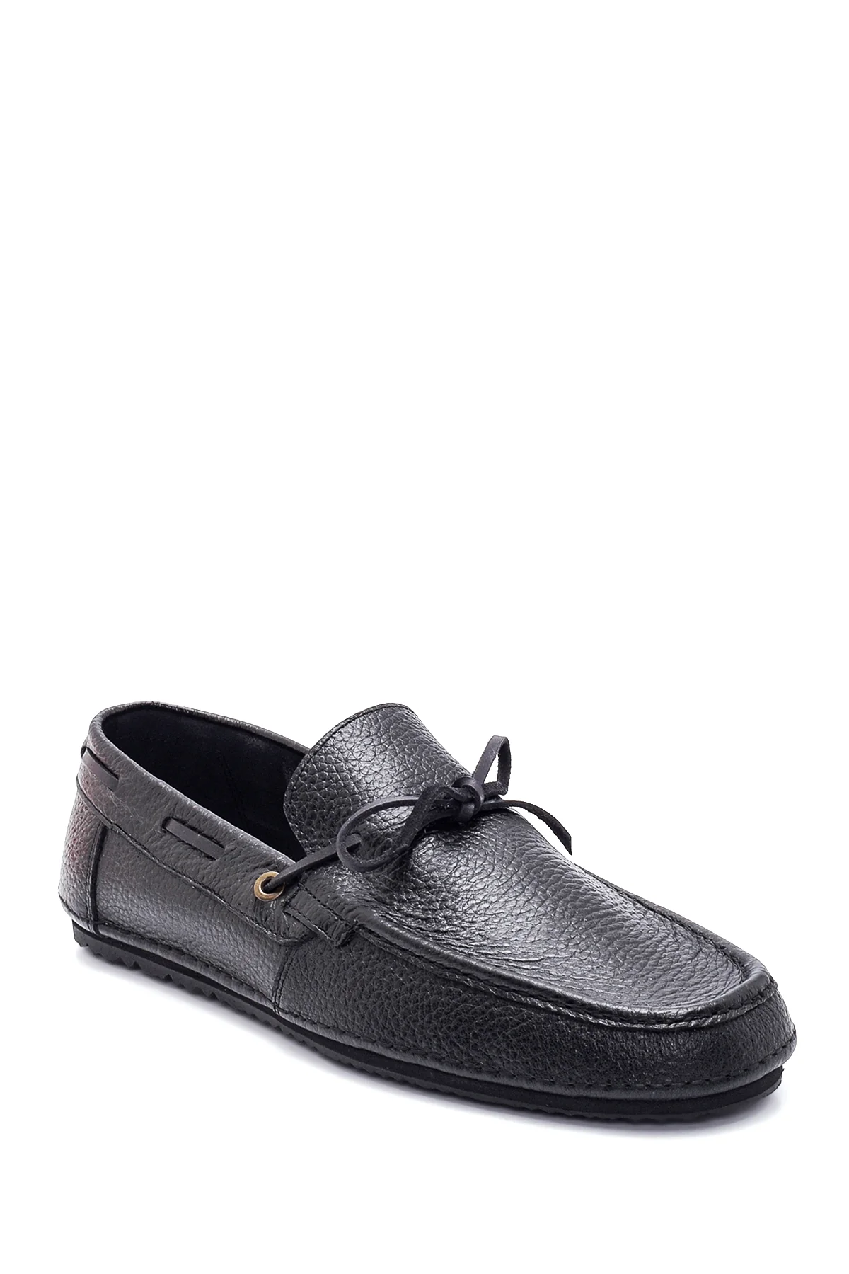 Erkek Siyah Deri Loafer - Image 3