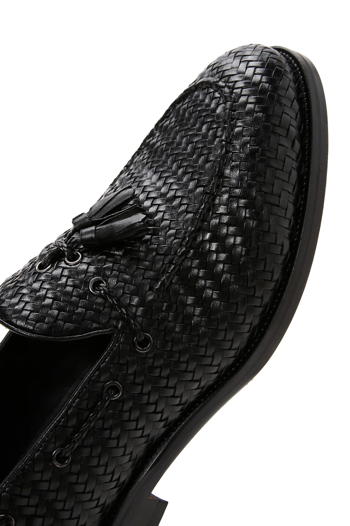 Erkek Siyah Deri Loafer - Image 7