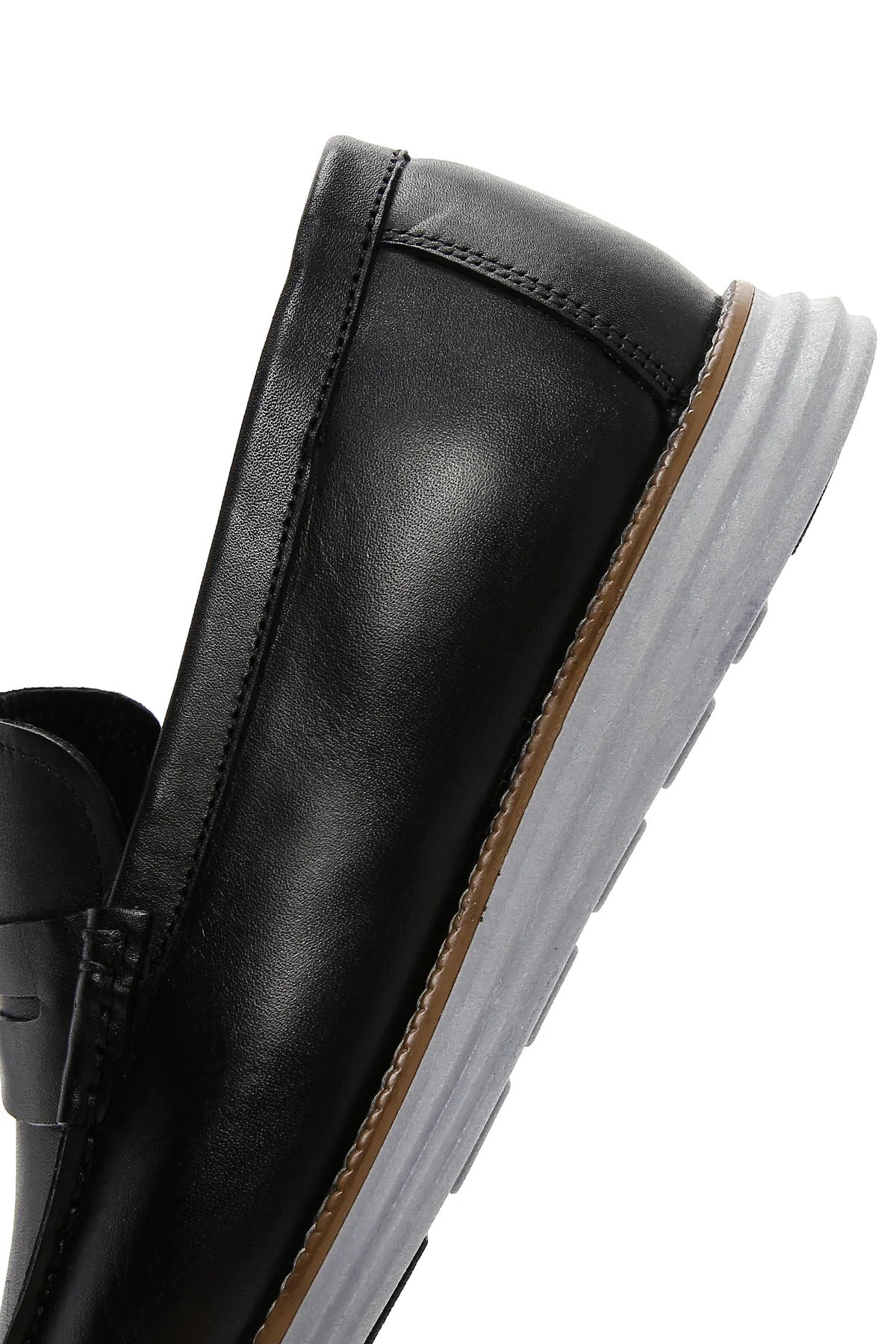 Erkek Siyah Deri Loafer - Image 7