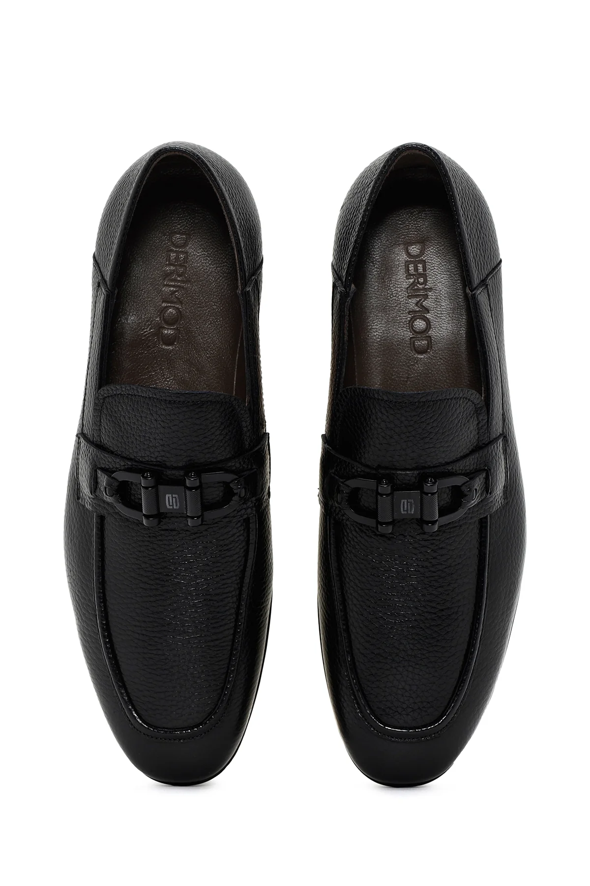 Erkek Siyah Deri Loafer - Image 5