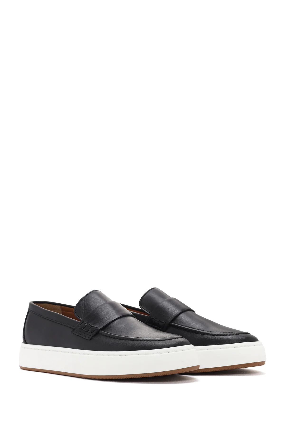 Erkek Siyah Deri Loafer - Image 3