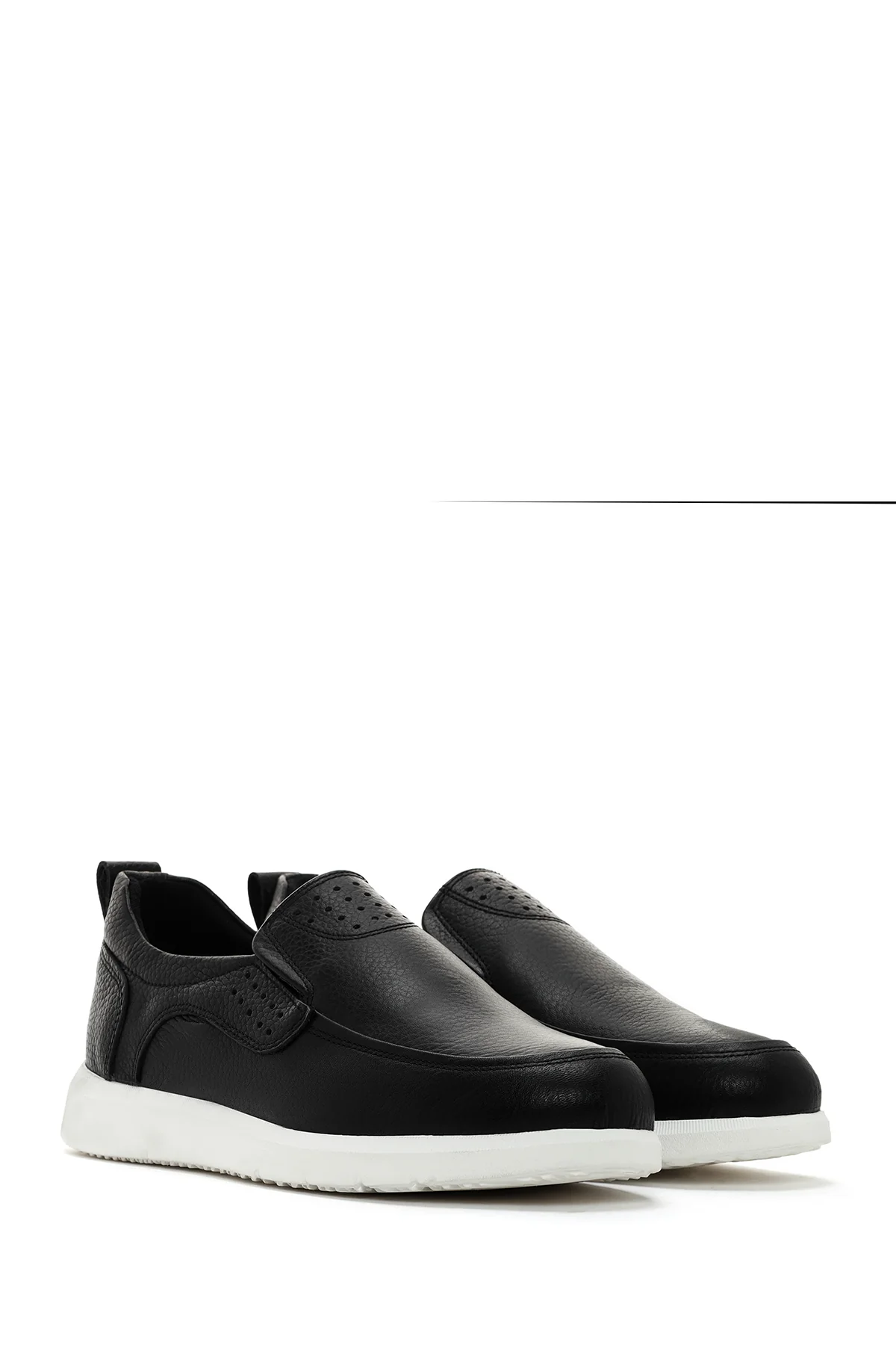 Erkek Siyah Deri Loafer - Image 3
