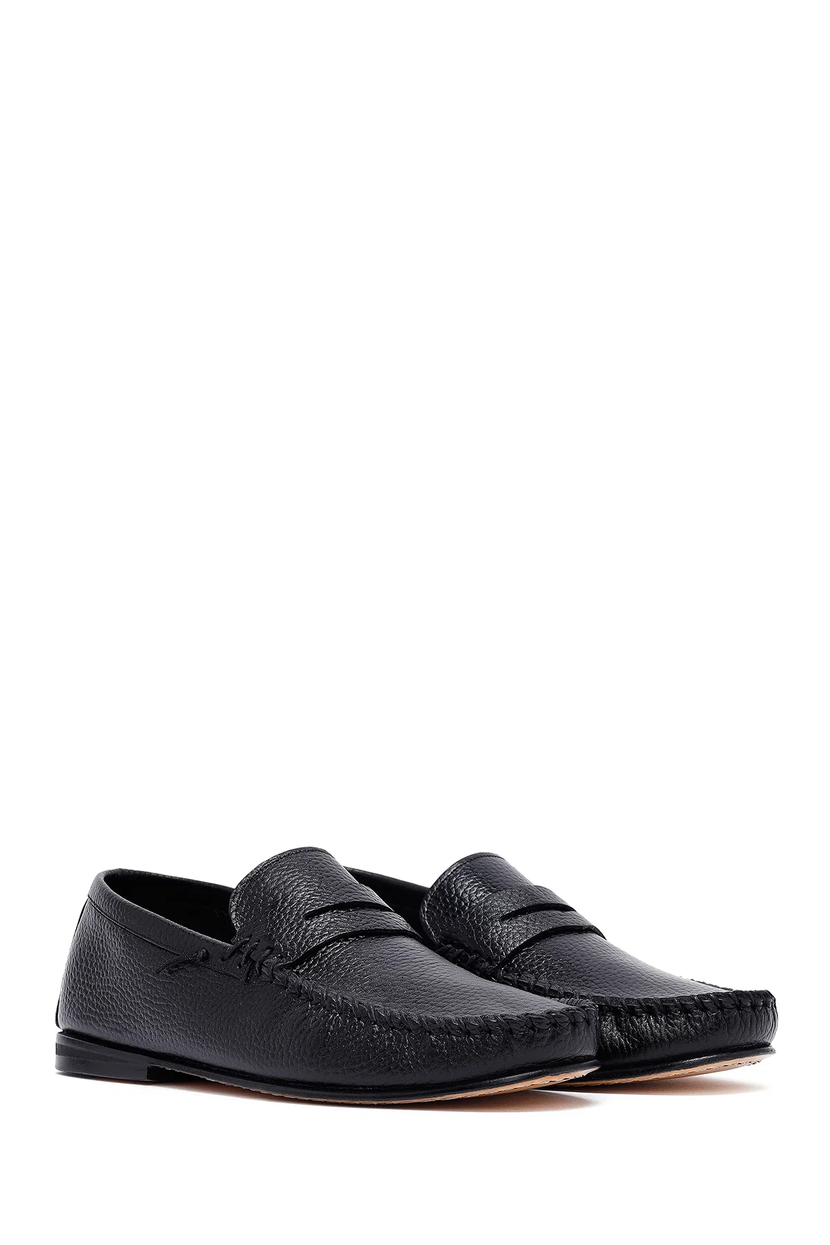 Erkek Siyah Deri Loafer - Image 3