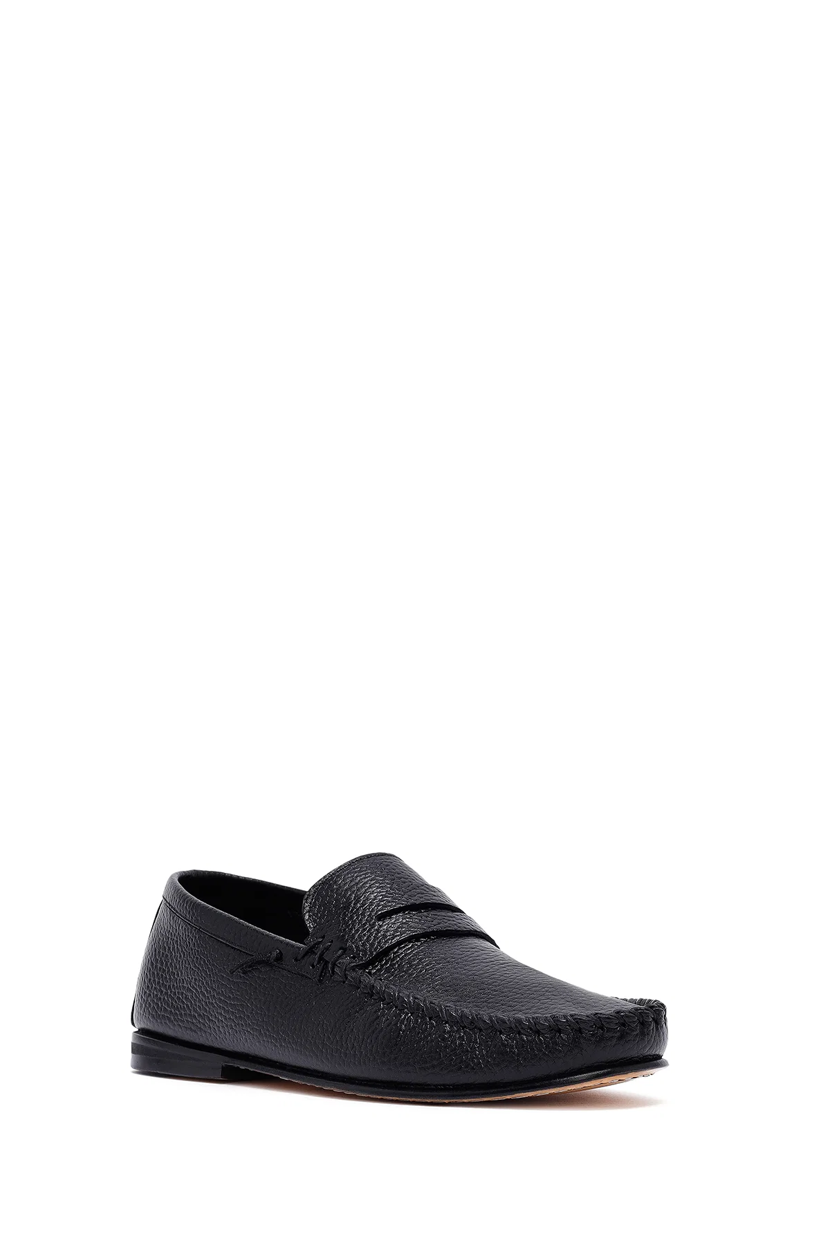 Erkek Siyah Deri Loafer - Image 6