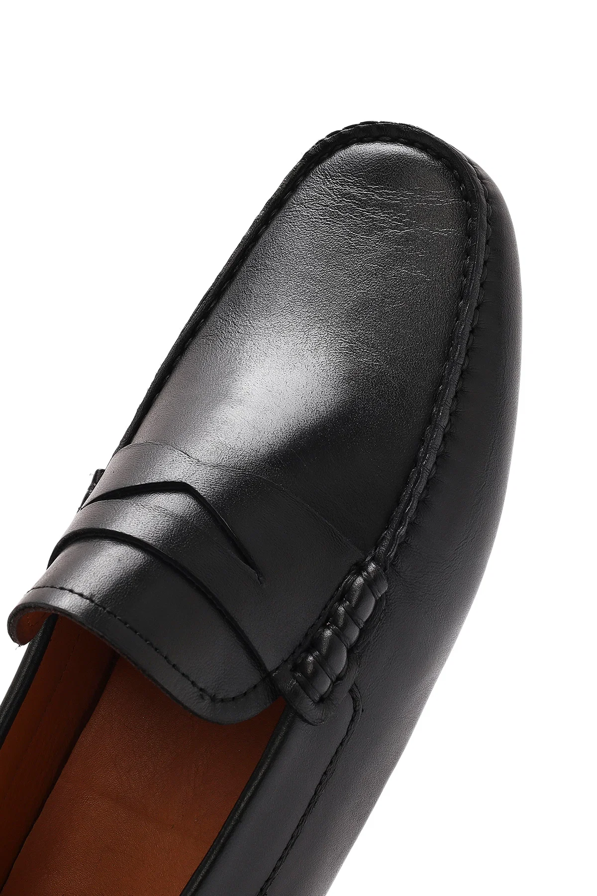 Erkek Siyah Deri Loafer - Image 8
