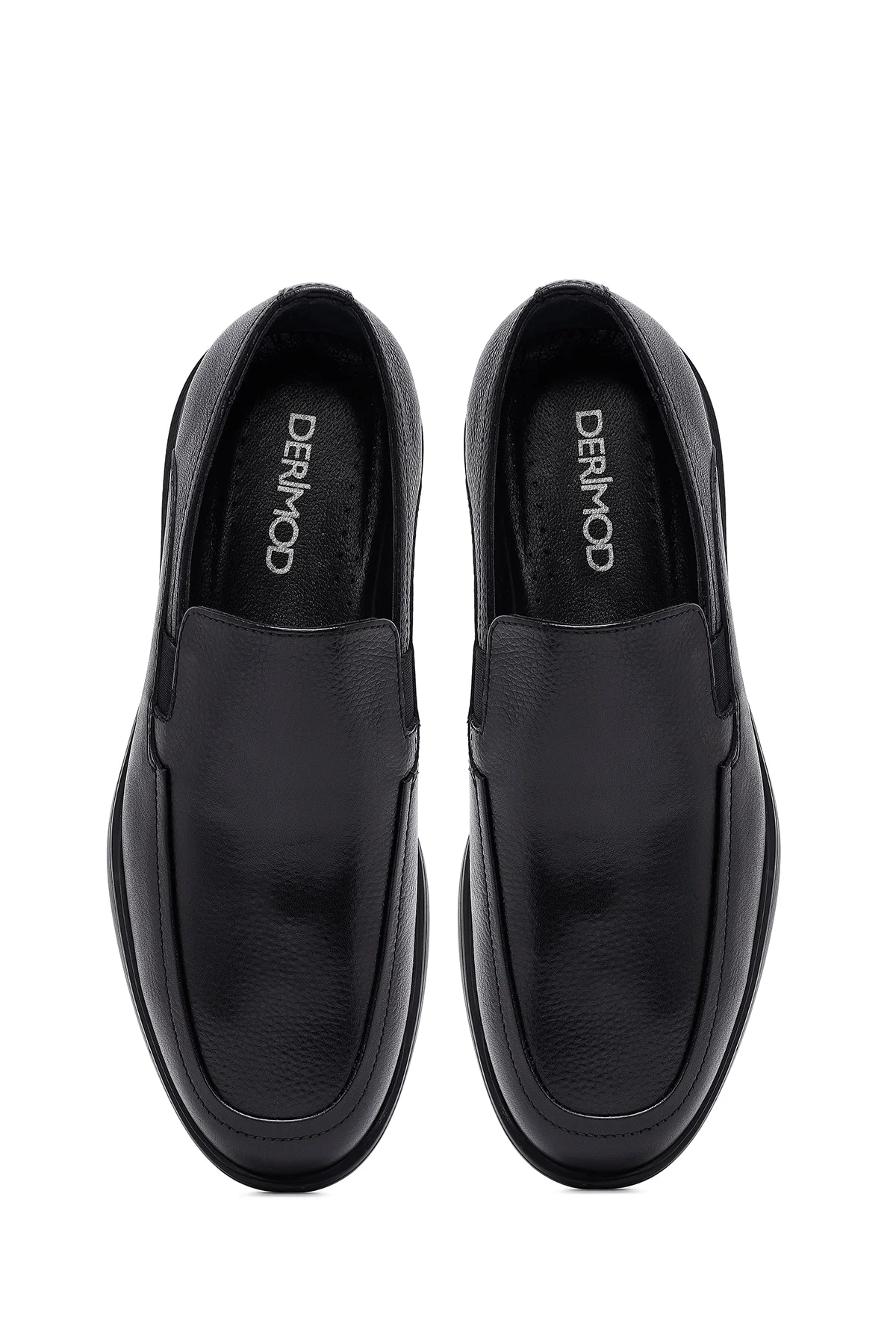 Erkek Siyah Deri Loafer - Image 7