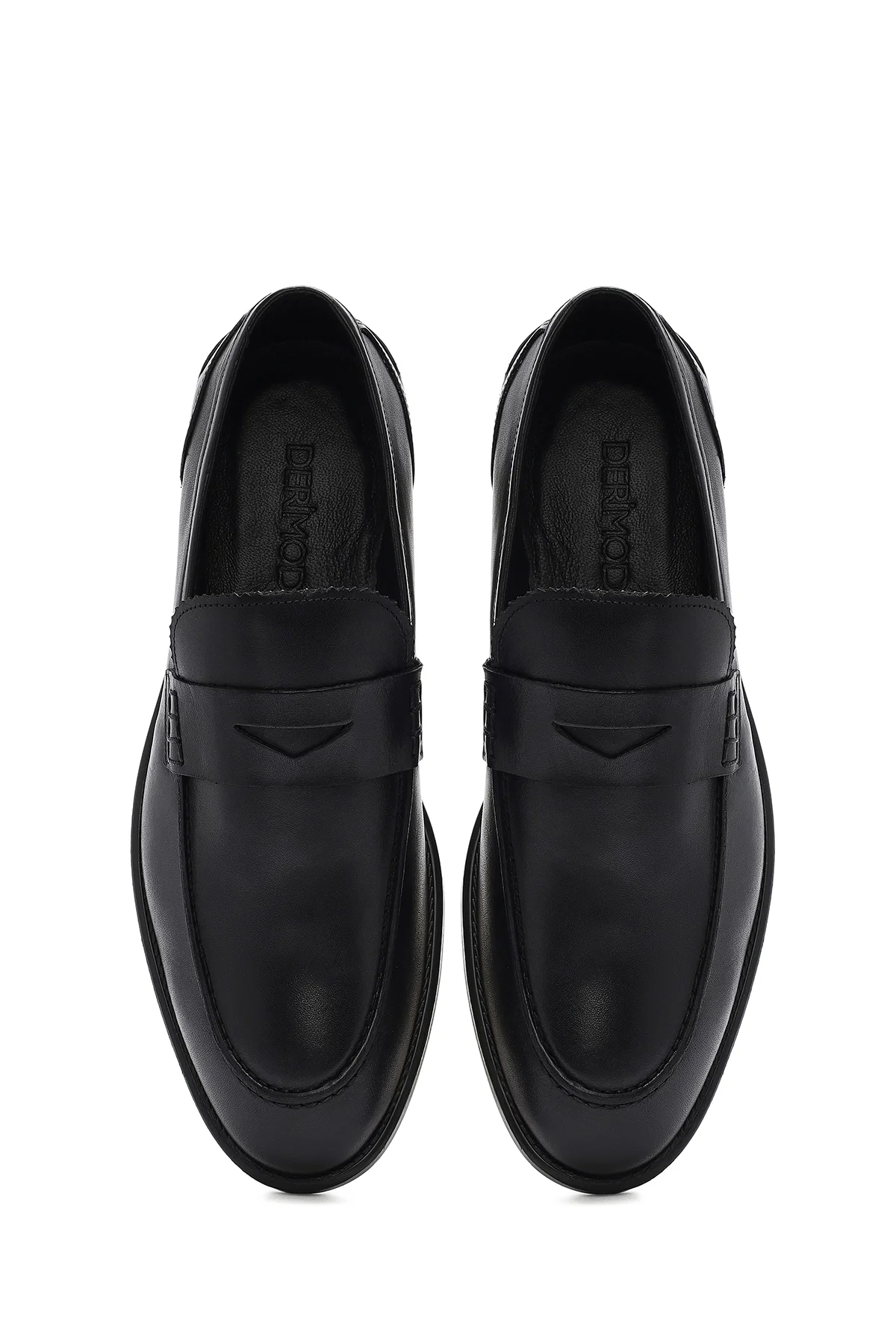 Erkek Siyah Deri Loafer - Image 7
