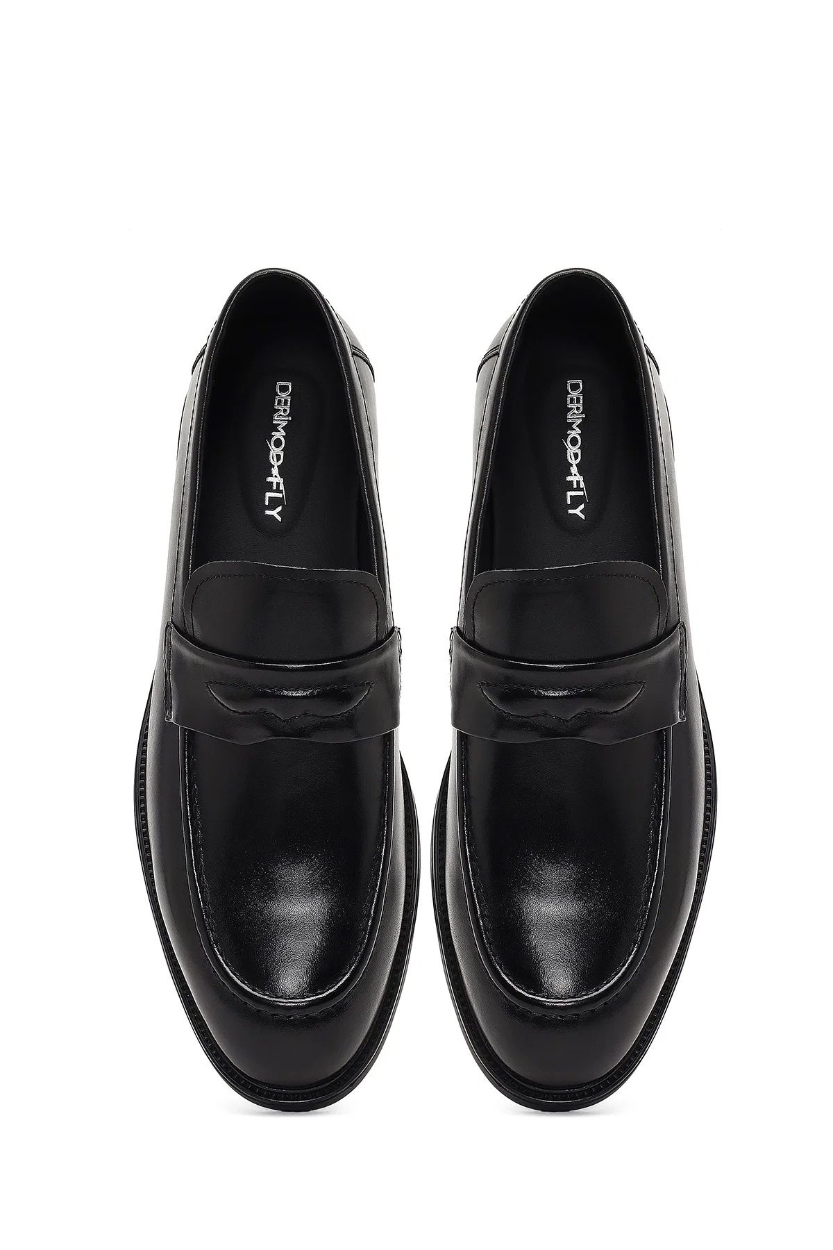 Erkek Siyah Deri Loafer - Image 7