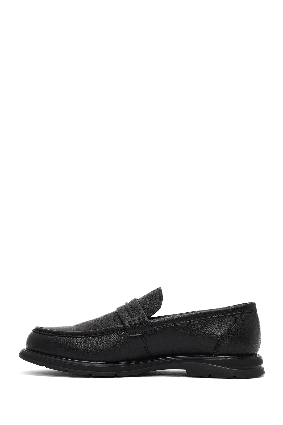 Erkek Siyah Deri Loafer - Image 2